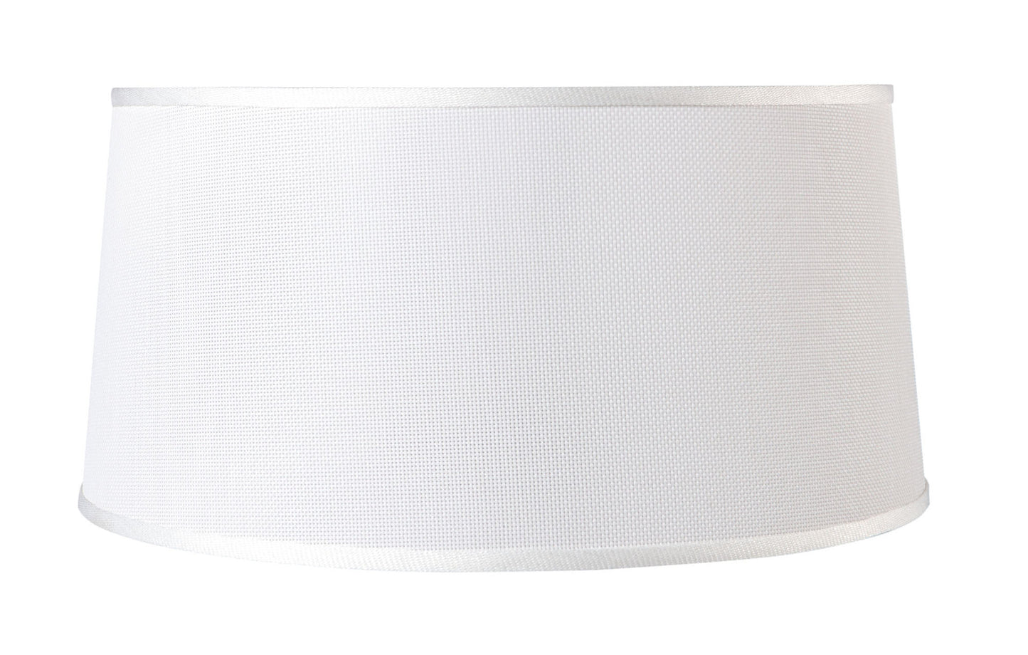 Habana White Round Shade 410/450mm x 215mm, Suitable for Pendant Lights by Mantra
