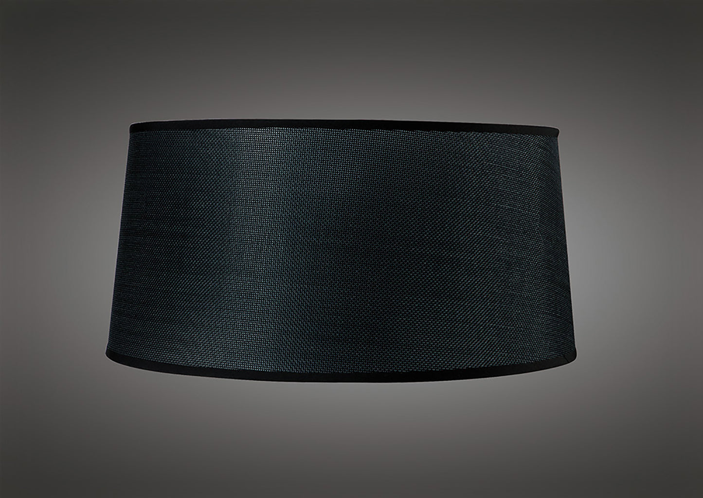 Habana Black Round Shade 410/450mm x 215mm, Suitable for Pendant Lights by Mantra