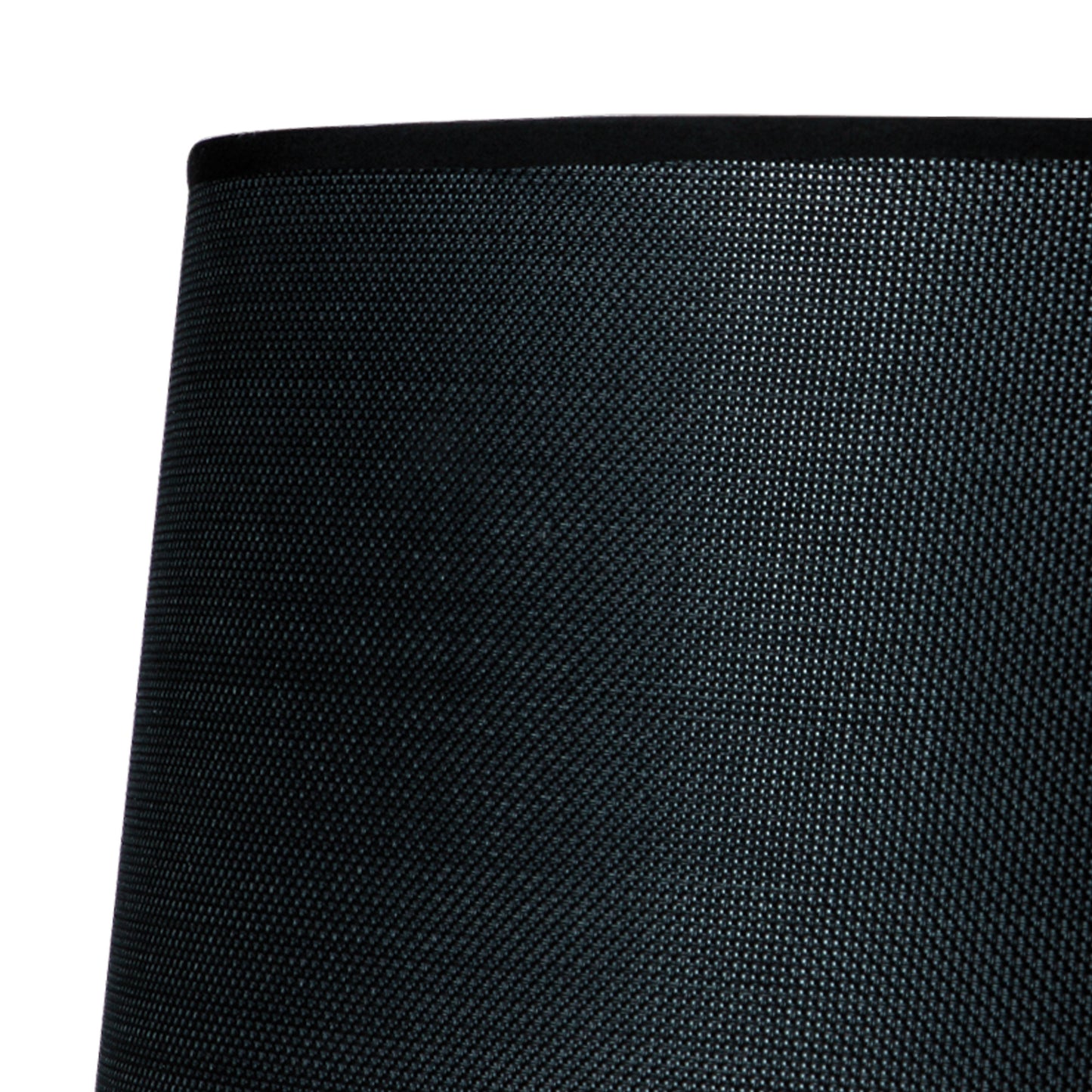 Habana Black Round Shade 410/450mm x 215mm, Suitable for Pendant Lights by Mantra