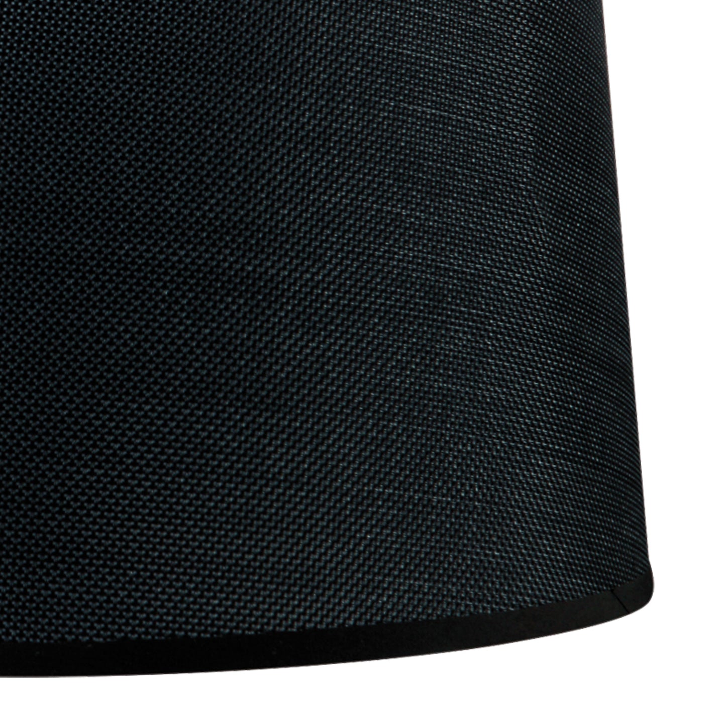 Habana Black Round Shade 410/450mm x 215mm, Suitable for Pendant Lights by Mantra