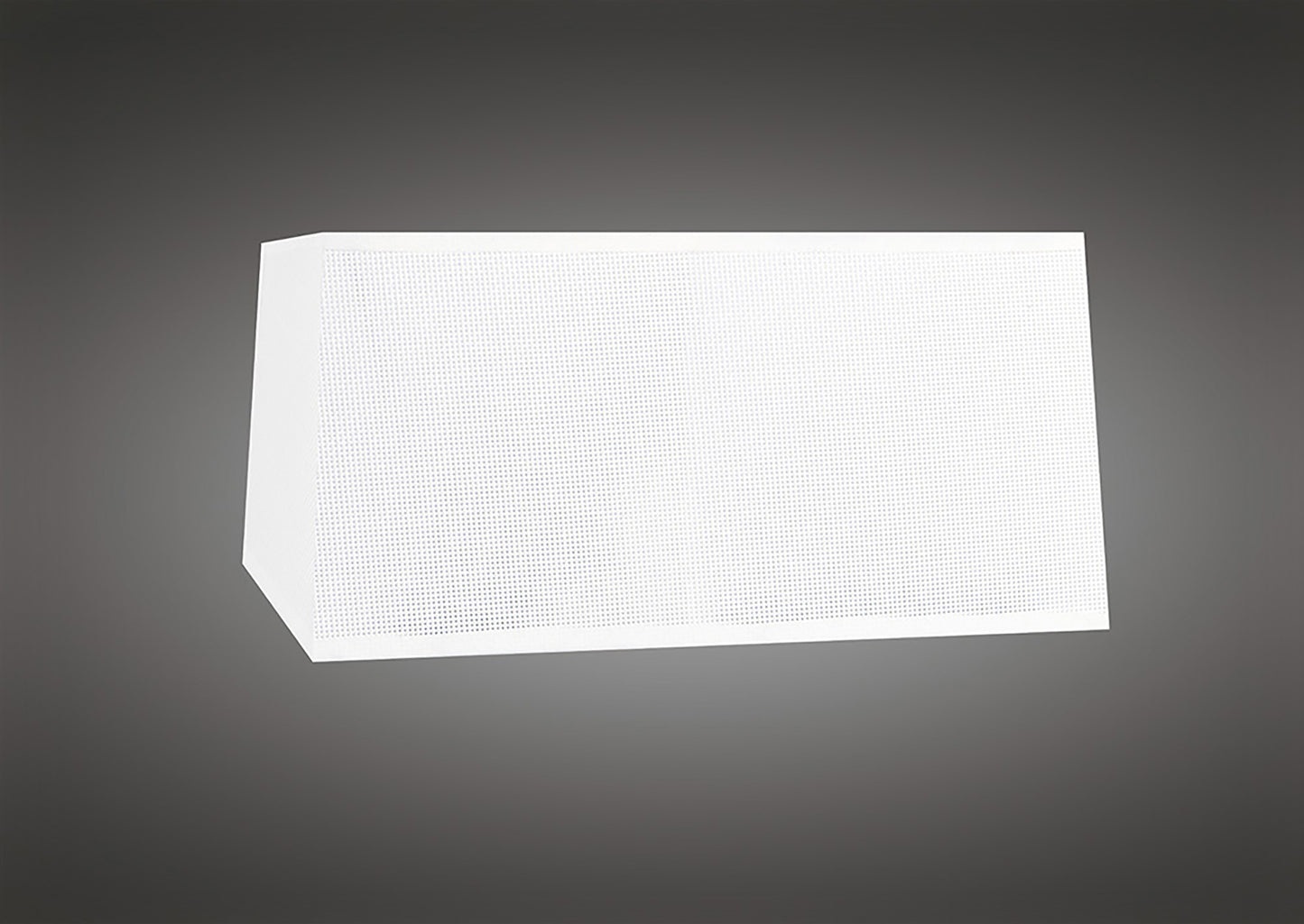 Habana White Square Shade, 450/450x215mm, Suitable for Pendant Lights by Mantra