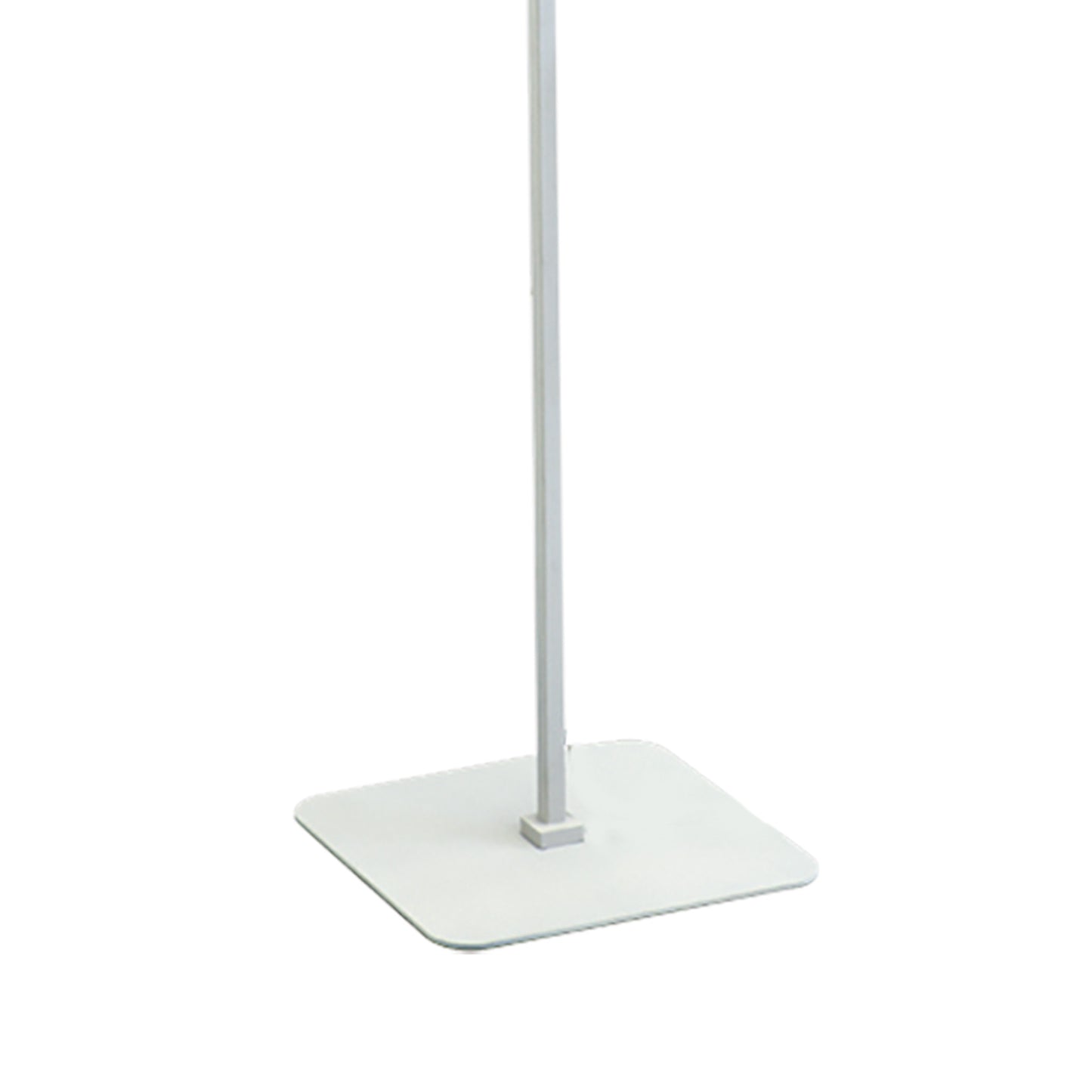Habana Floor Lamp Telescopic 1 Light WITHOUT SHADE E27, Matt White/Polished Chrome by Mantra