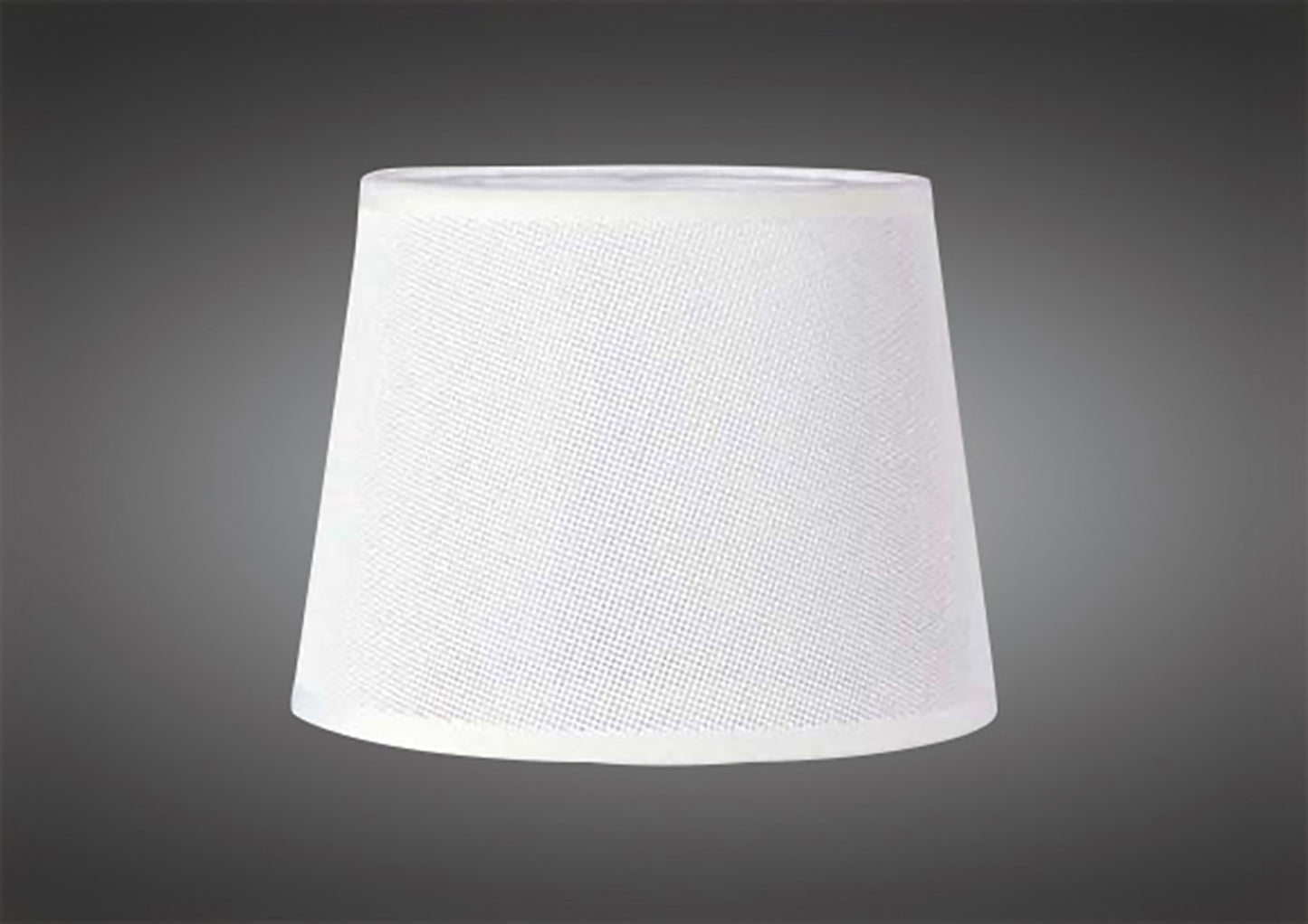 Habana White Round Shade 300/350mm x 250mm, Suitable for Floor Lamps by Mantra