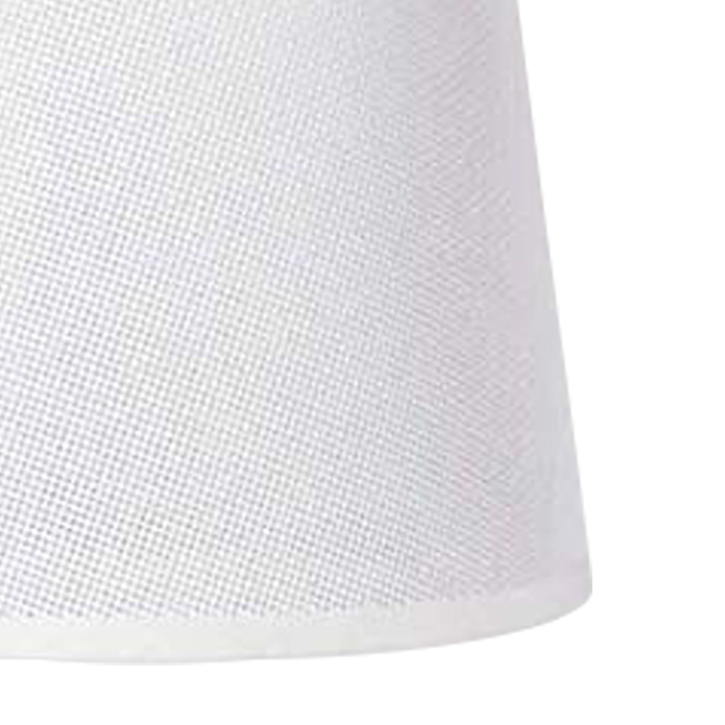 Habana White Round Shade 300/350mm x 250mm, Suitable for Floor Lamps by Mantra