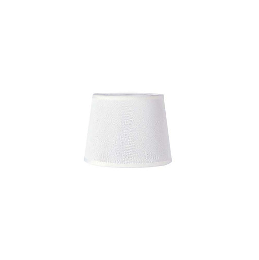 Habana White Round Shade 300/350mm x 250mm, Suitable for Floor Lamps by Mantra