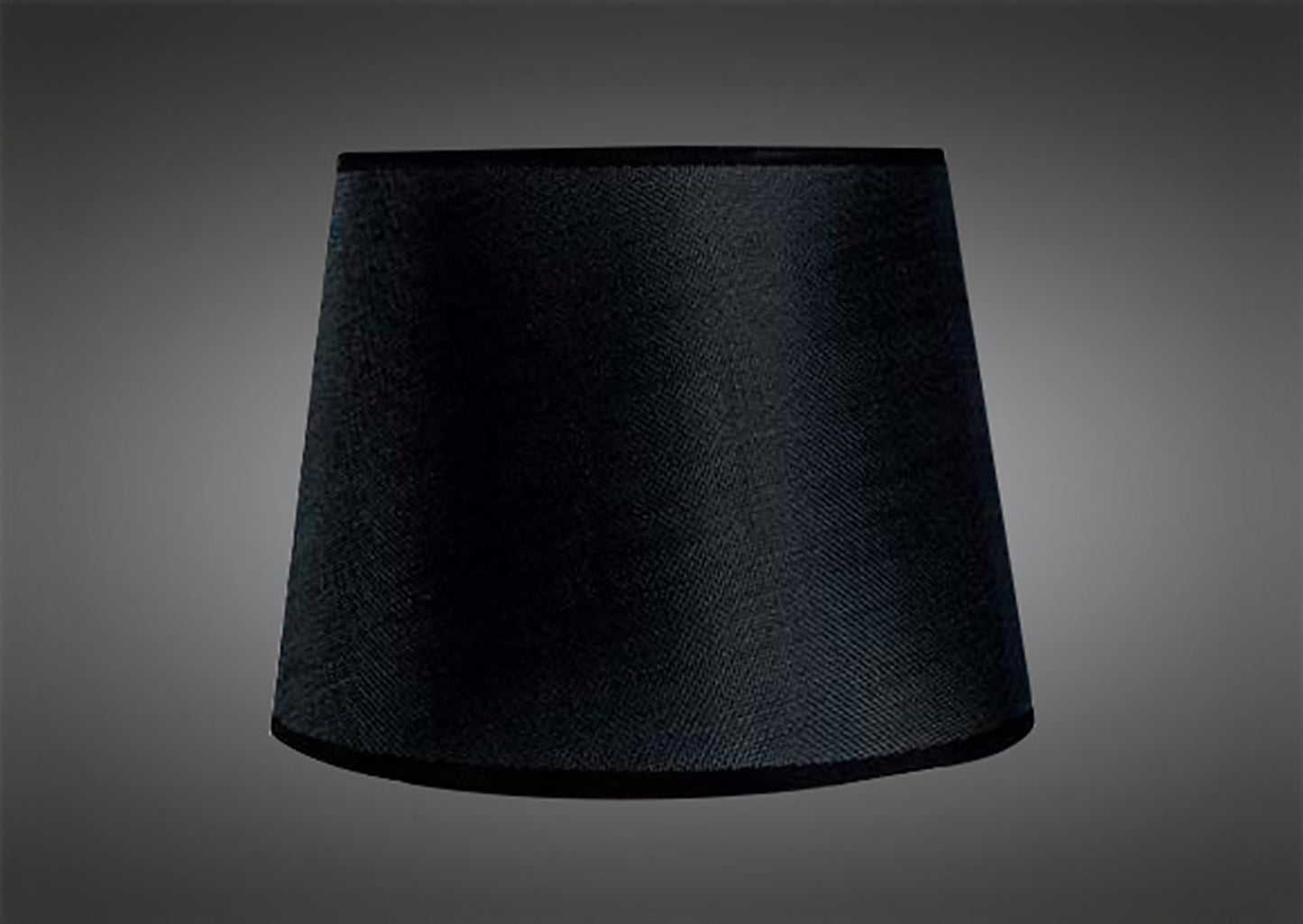 Habana Black Round Shade 300/350mm x 250mm, Suitable for Floor Lamps by Mantra