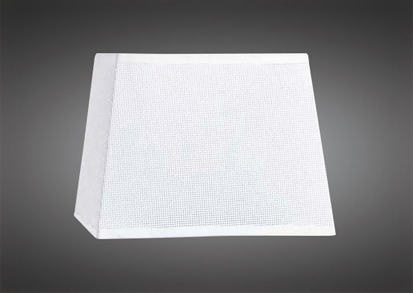 Habana White Square Shade 355/355x250mm, Suitable for Floor Lamps by Mantra