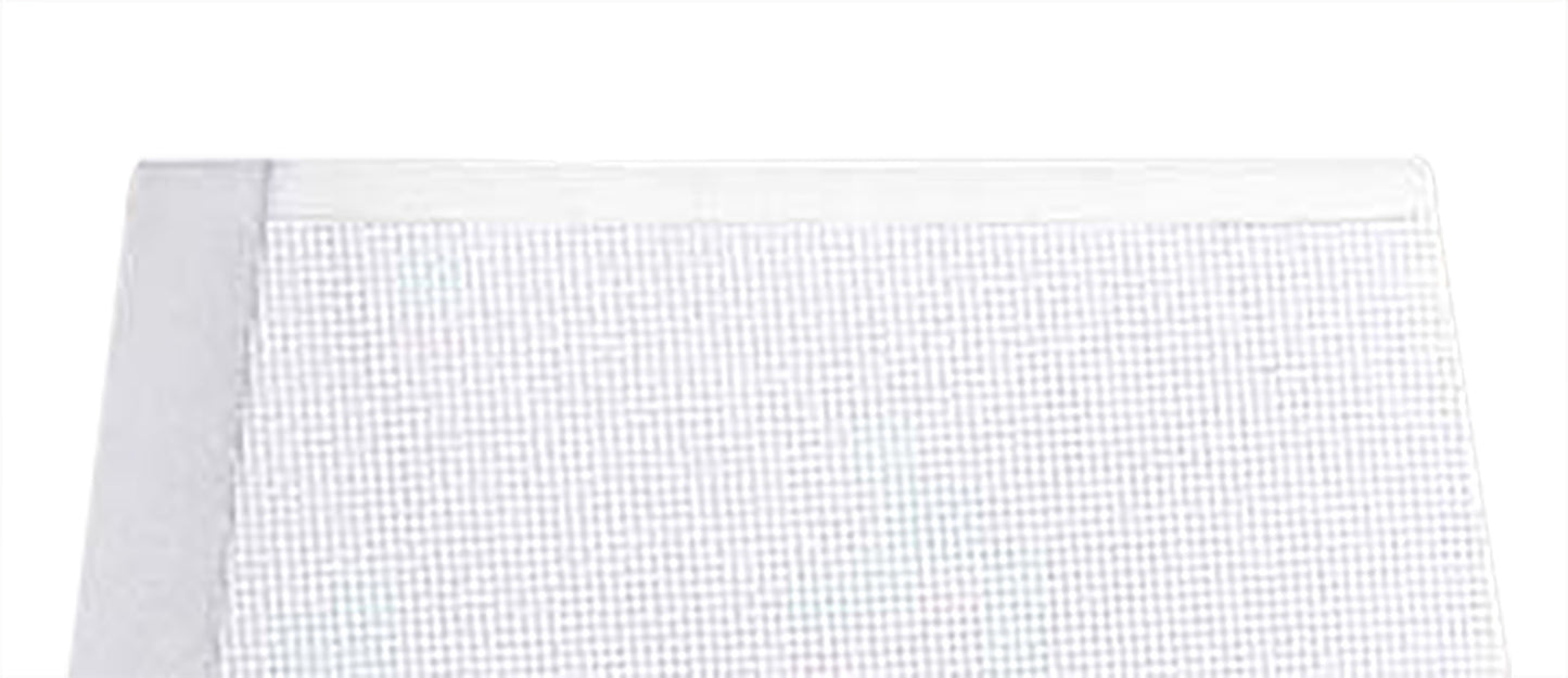 Habana White Square Shade 355/355x250mm, Suitable for Floor Lamps by Mantra