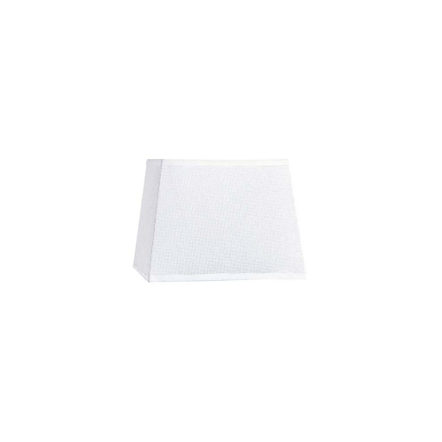 Habana White Square Shade 355/355x250mm, Suitable for Floor Lamps by Mantra
