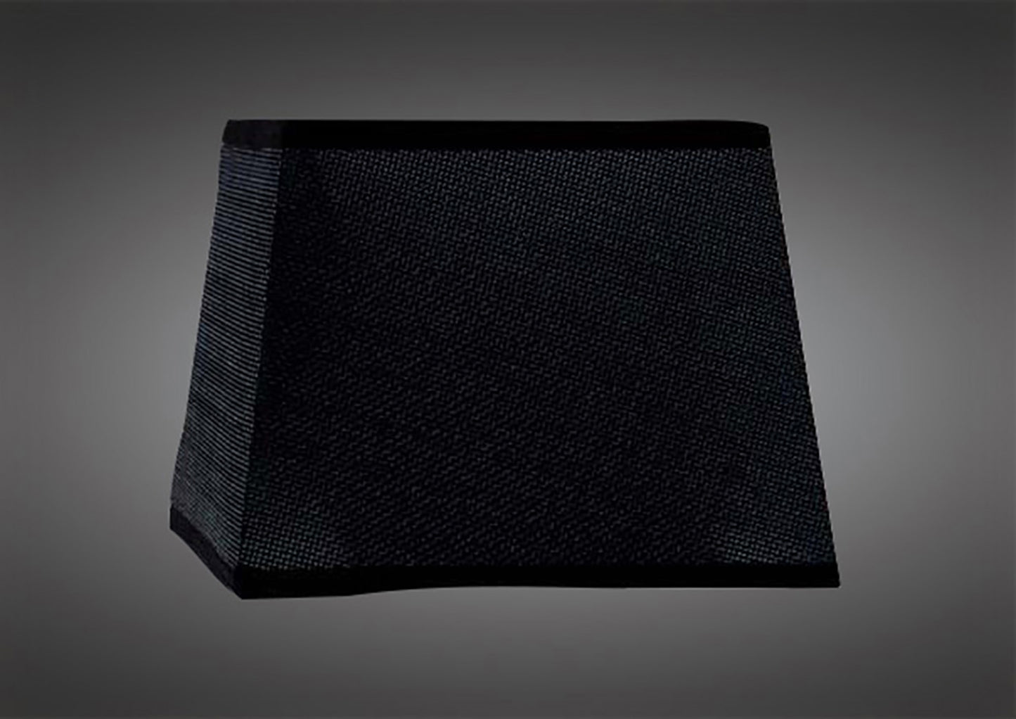 Habana Bkack Square Shade 355/355x250mm, Suitable for Floor Lamps by Mantra