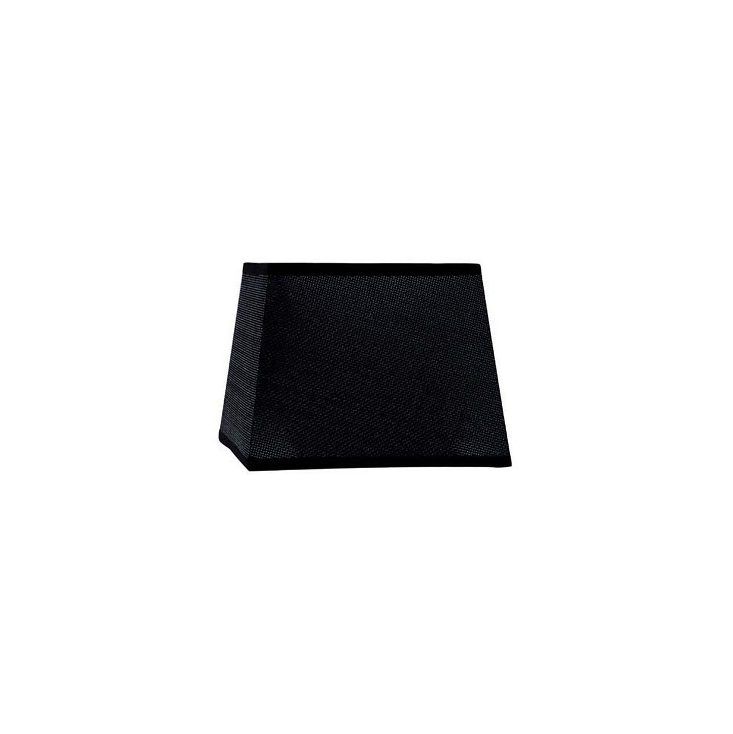 Habana Bkack Square Shade 355/355x250mm, Suitable for Floor Lamps by Mantra