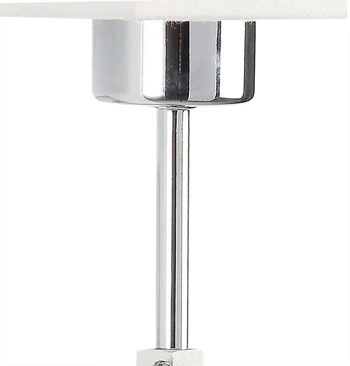 Habana Wall Lamp Telescopic WITHOUT SHADE 1 Light E27 , Matt White/Polished Chrome by Mantra