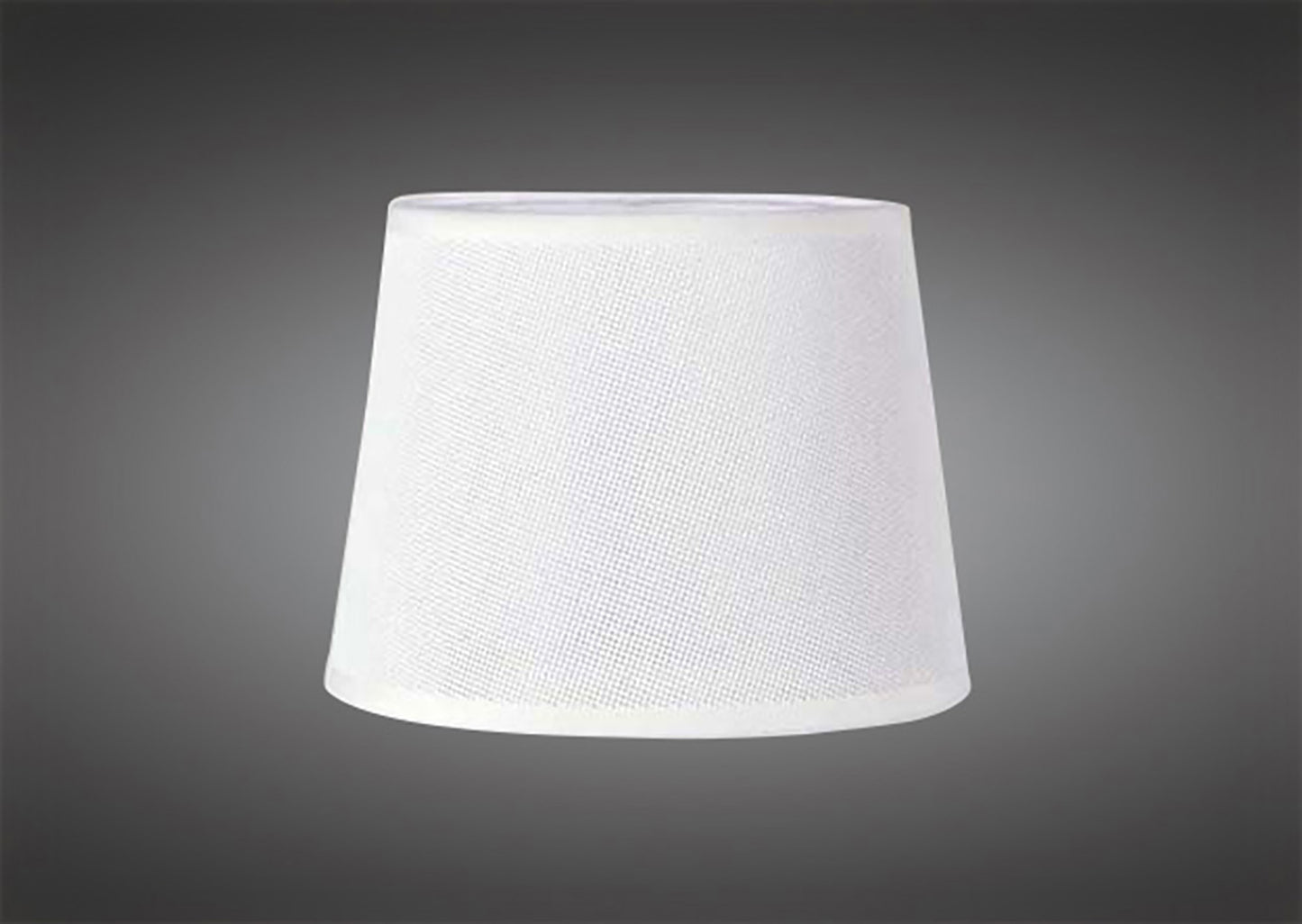 Habana White Round Shade 210/240mm x 165mm, Suitable for Table Lamps by Mantra