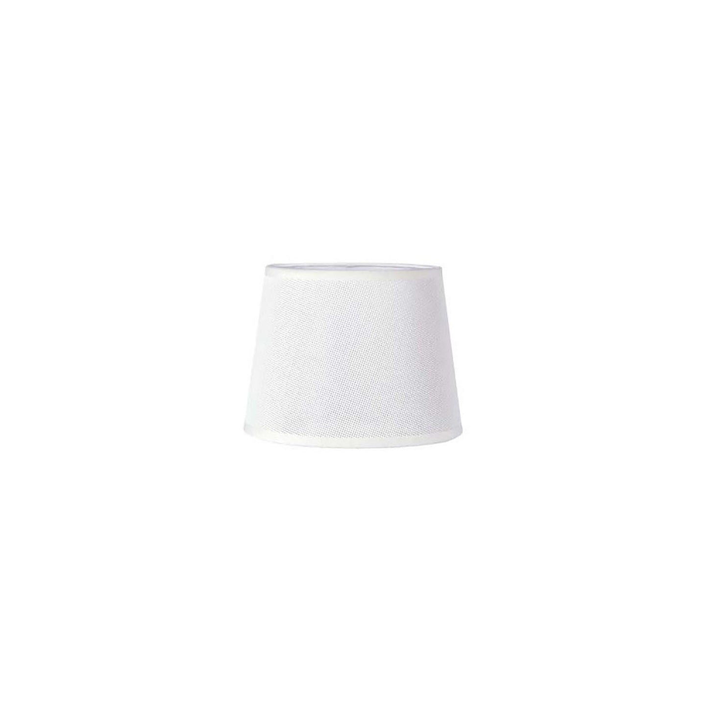 Habana White Round Shade 210/240mm x 165mm, Suitable for Table Lamps by Mantra