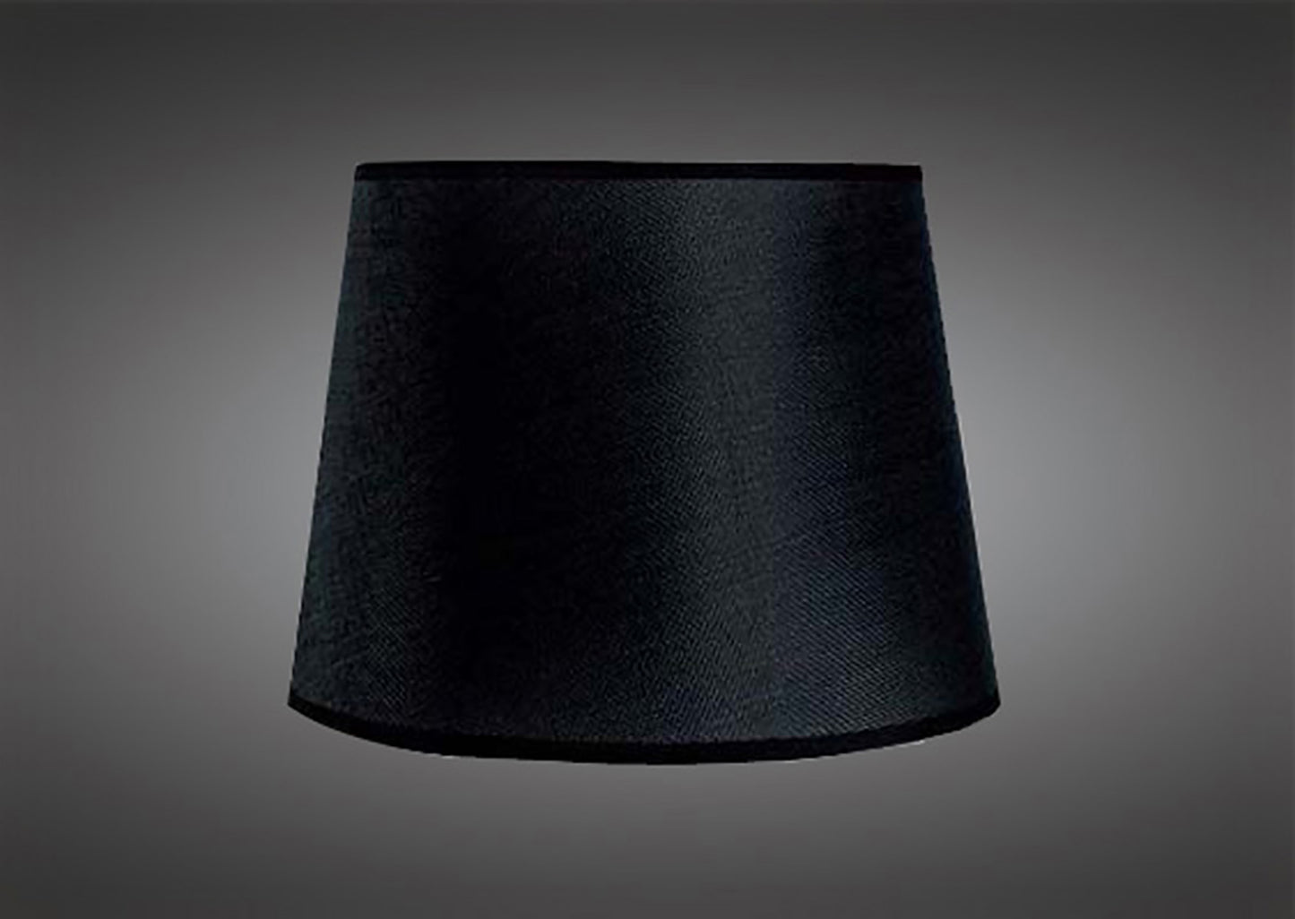 Habana Black Round Shade 210/240mm x 165mm, Suitable for Table Lamps by Mantra