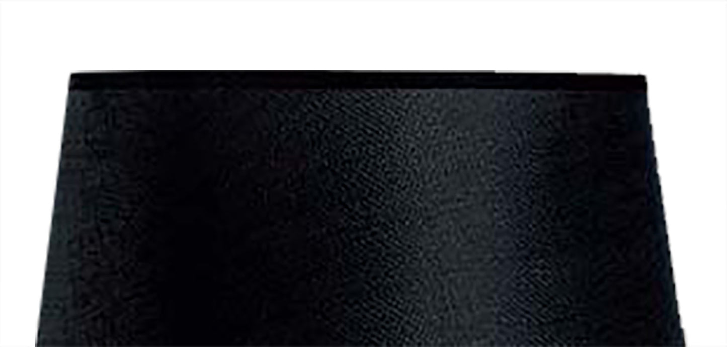 Habana Black Round Shade 210/240mm x 165mm, Suitable for Table Lamps by Mantra