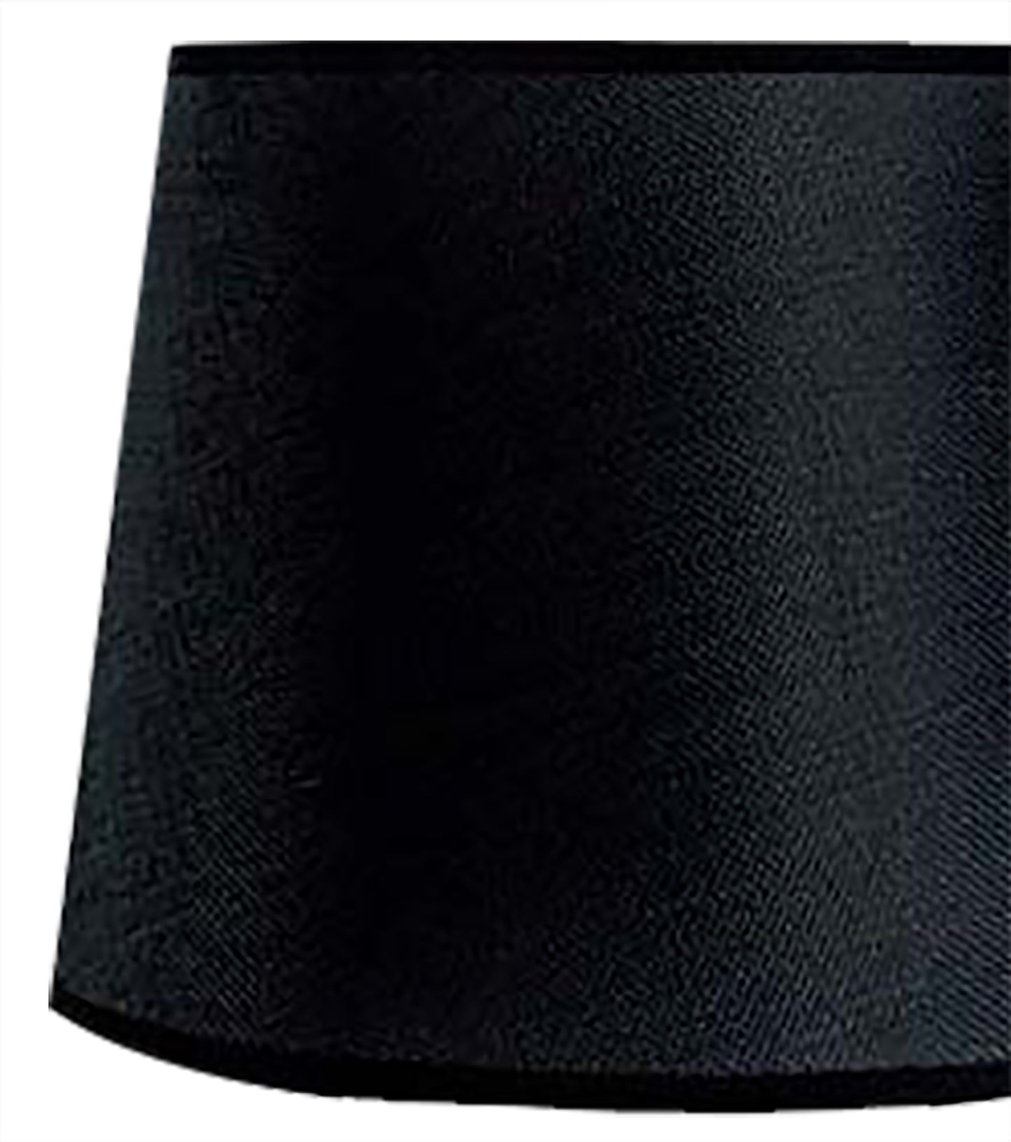 Habana Black Round Shade 210/240mm x 165mm, Suitable for Table Lamps by Mantra