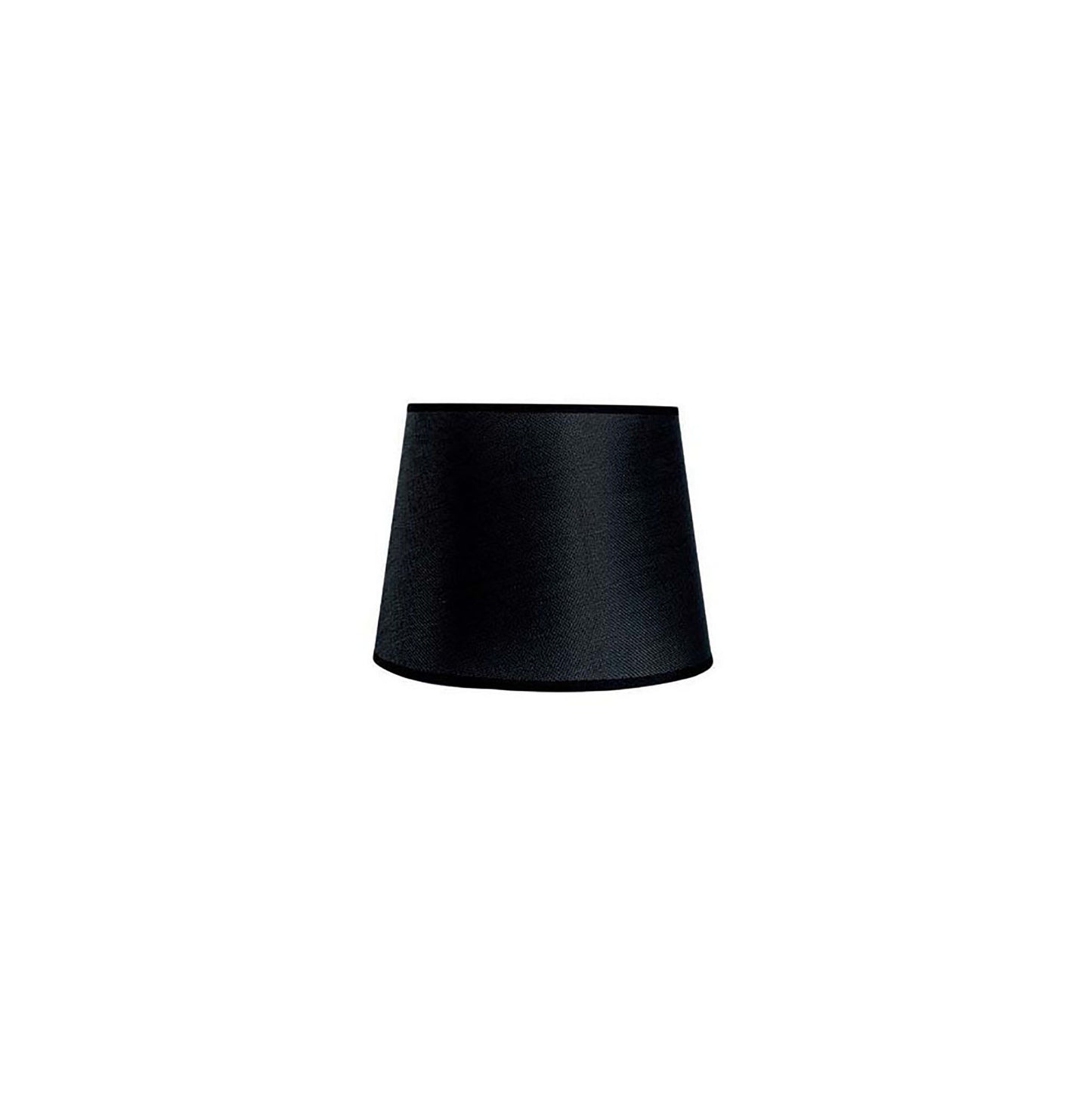 Habana Black Round Shade 210/240mm x 165mm, Suitable for Table Lamps by Mantra