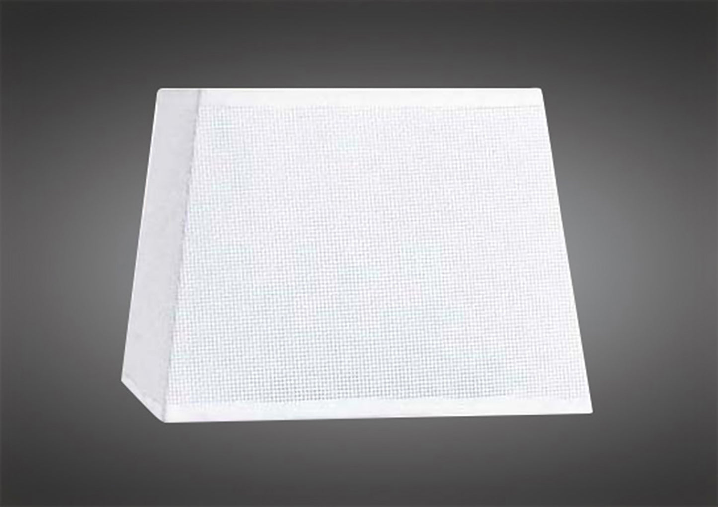 Habana White Square Shade 240/240x 165mm, Suitable for Table Lamps by Mantra