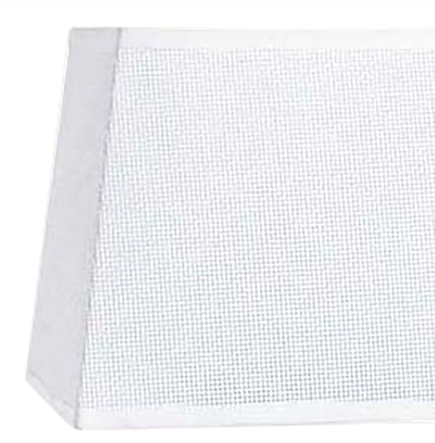 Habana White Square Shade 240/240x 165mm, Suitable for Table Lamps by Mantra