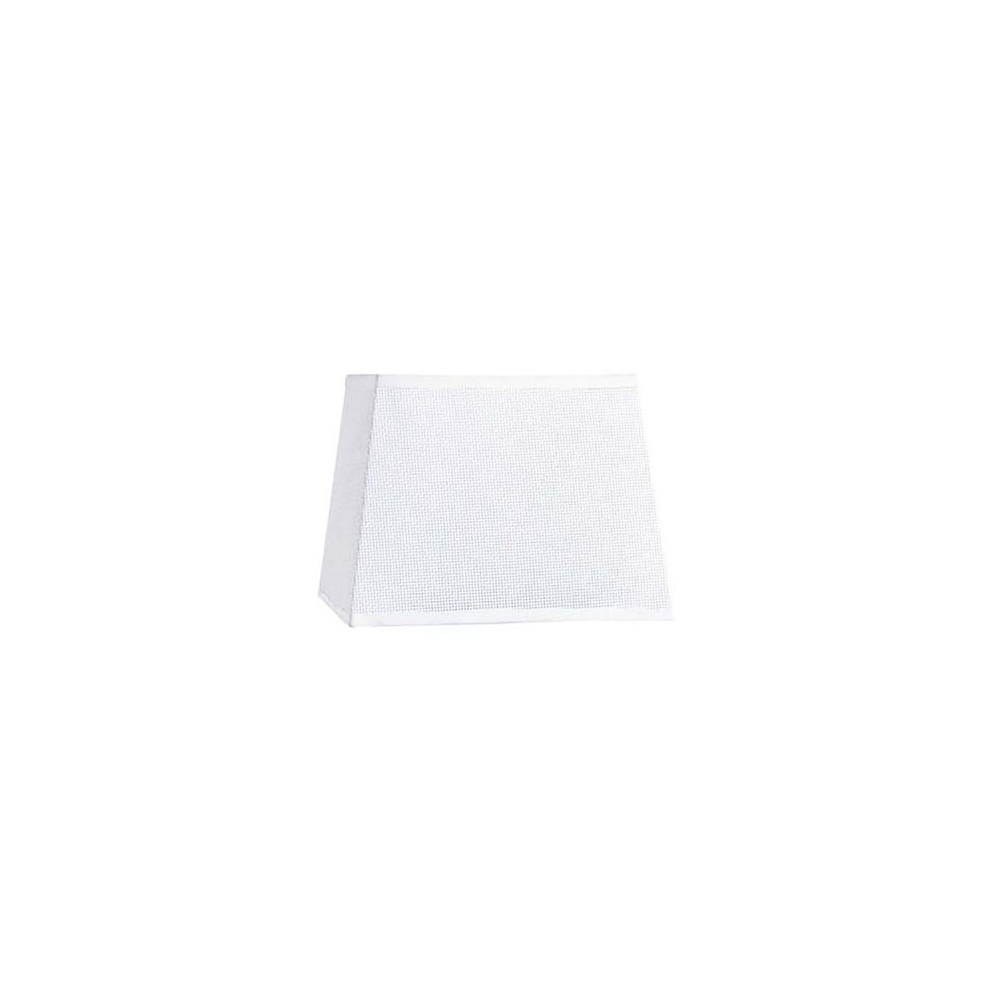Habana White Square Shade 240/240x 165mm, Suitable for Table Lamps by Mantra