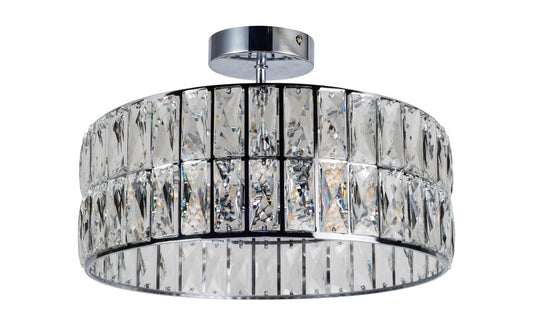 Haley 6 Light Polished Chrome Bathroom Crystal