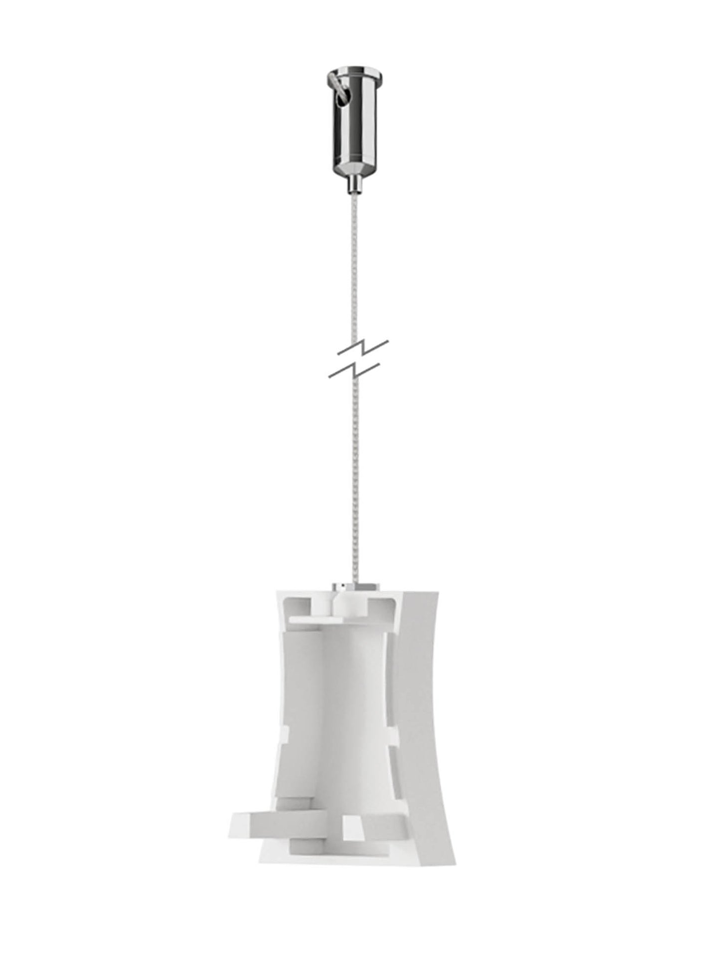 Hanok Non-Electric SIde Cover With Fixing Wire, White by Mantra