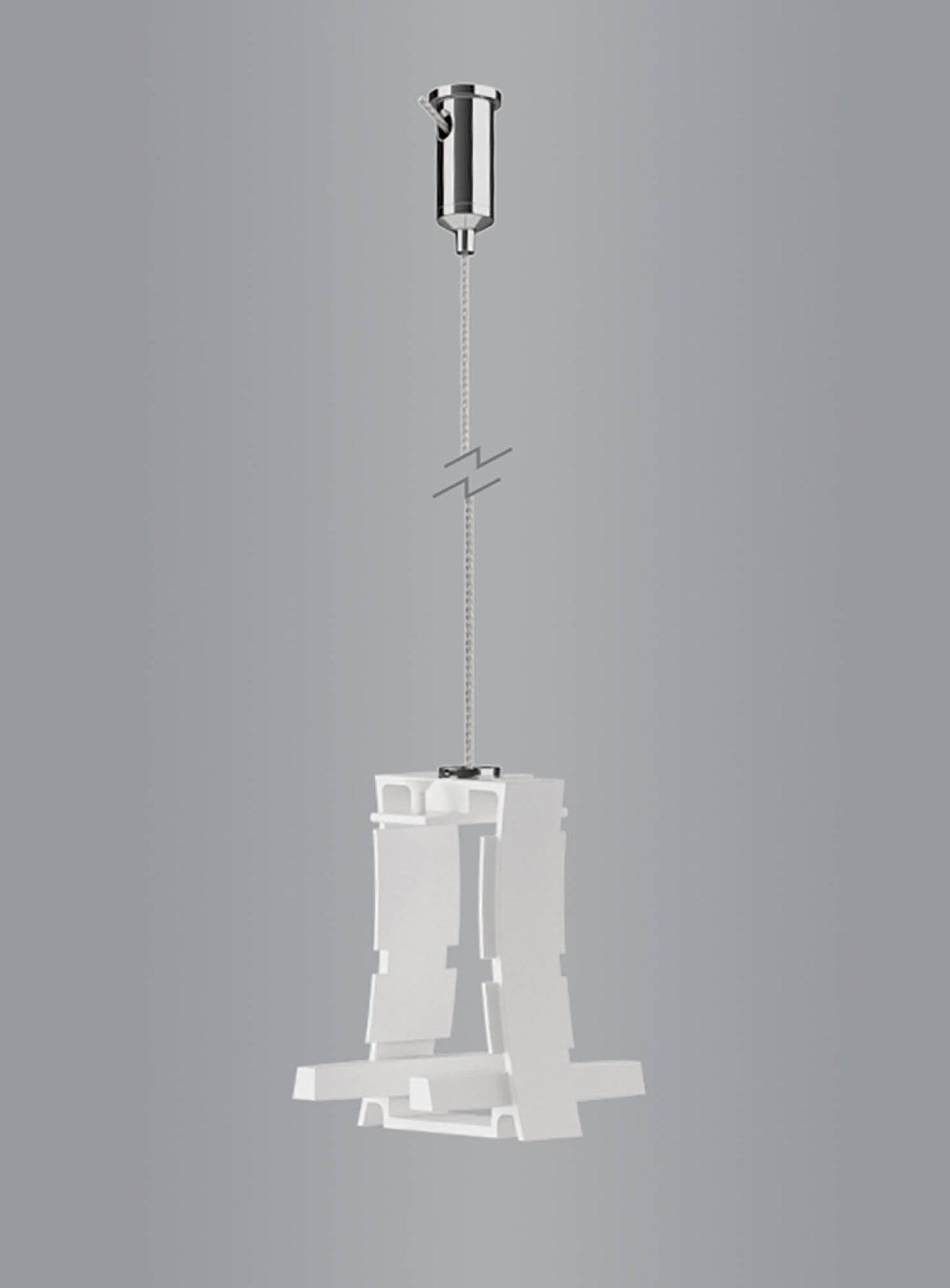 Hanok Non-Electric MIddle Connection With Fixing Wire, White by Mantra
