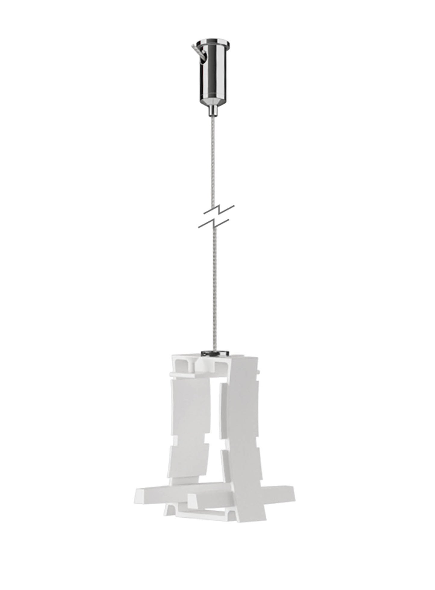 Hanok Non-Electric MIddle Connection With Fixing Wire, White by Mantra