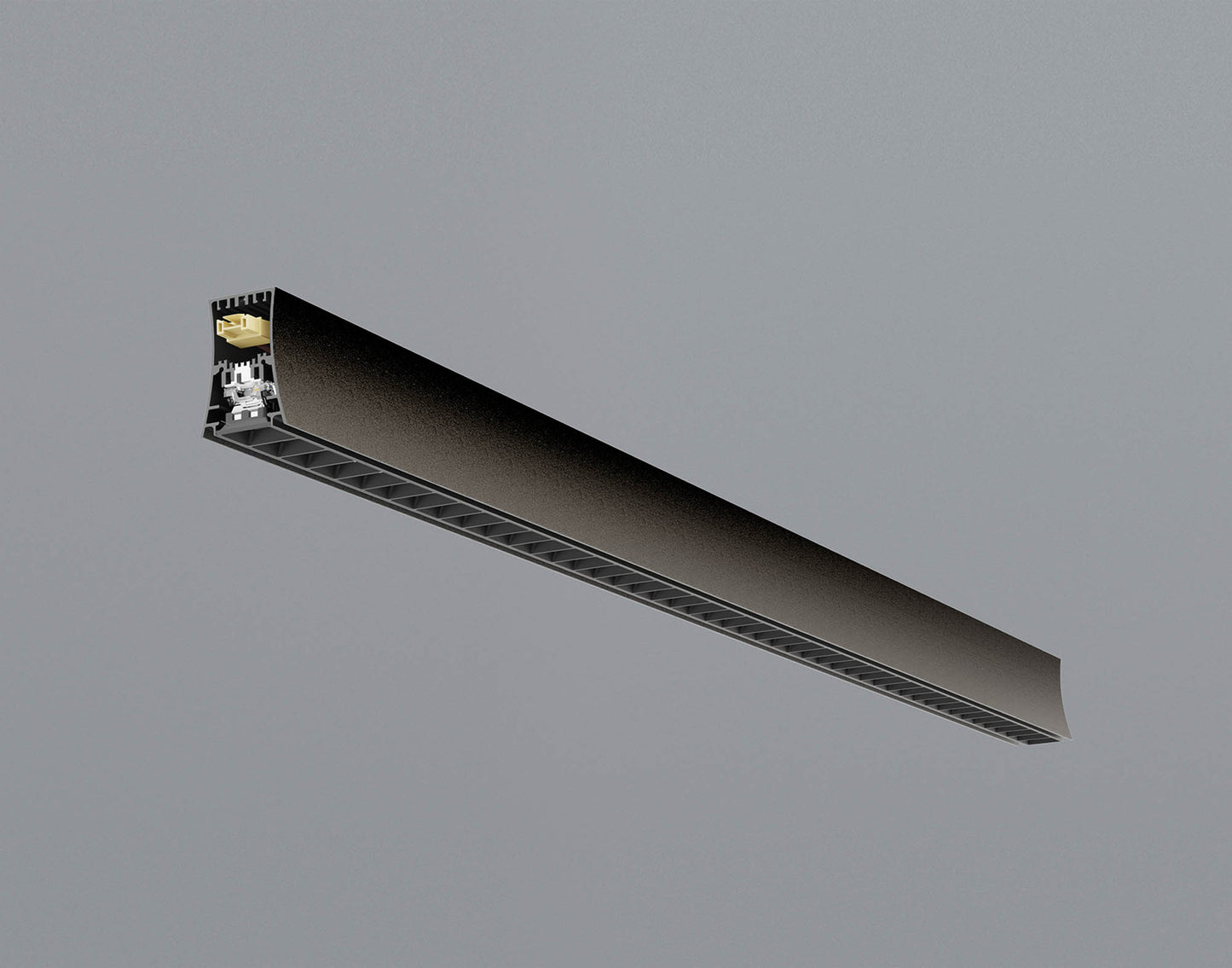 Hanok 1.2m Linkable 38W LED Module, 3000K, 2650lm, 45°, Black by Mantra