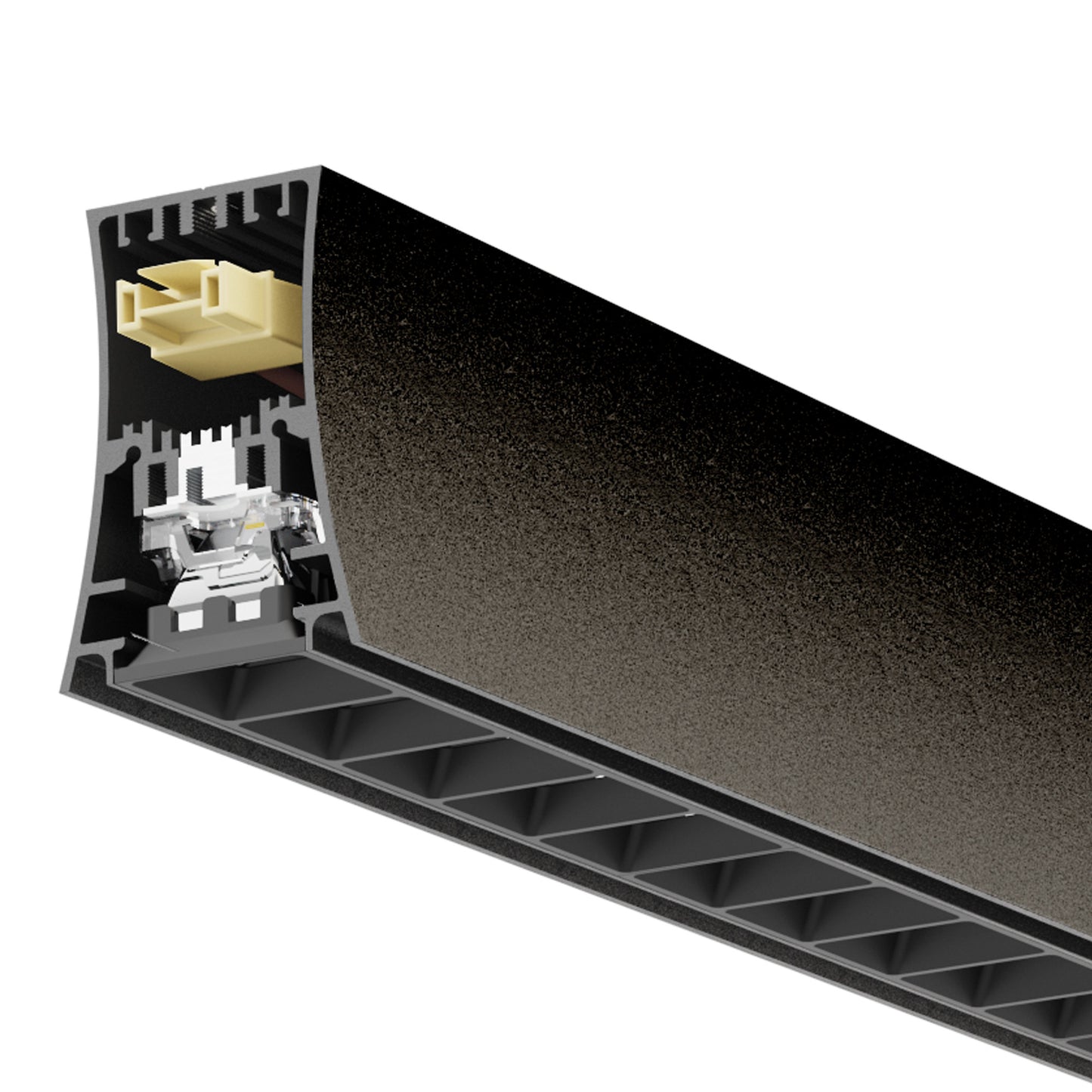 Hanok 1.2m Linkable 38W LED Module, 4000K, 2800lm, 45°, Black by Mantra