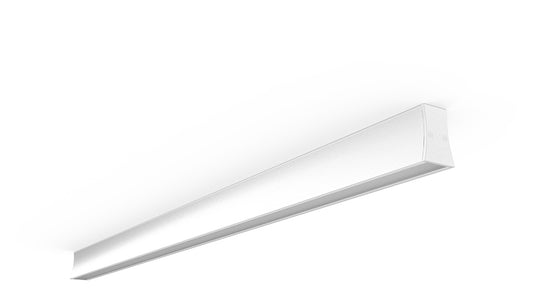 Hanok 1.2m Linear Ceiling Light 110°, 38W LED, 3000K, 2850lm, White, 3yrs Warranty by Mantra