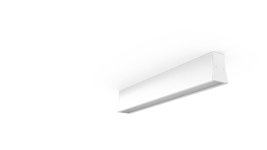 Hanok 40cm Linear Ceiling Light 110°, 14W LED, 3000K, 950lm, White, 3yrs Warranty by Mantra