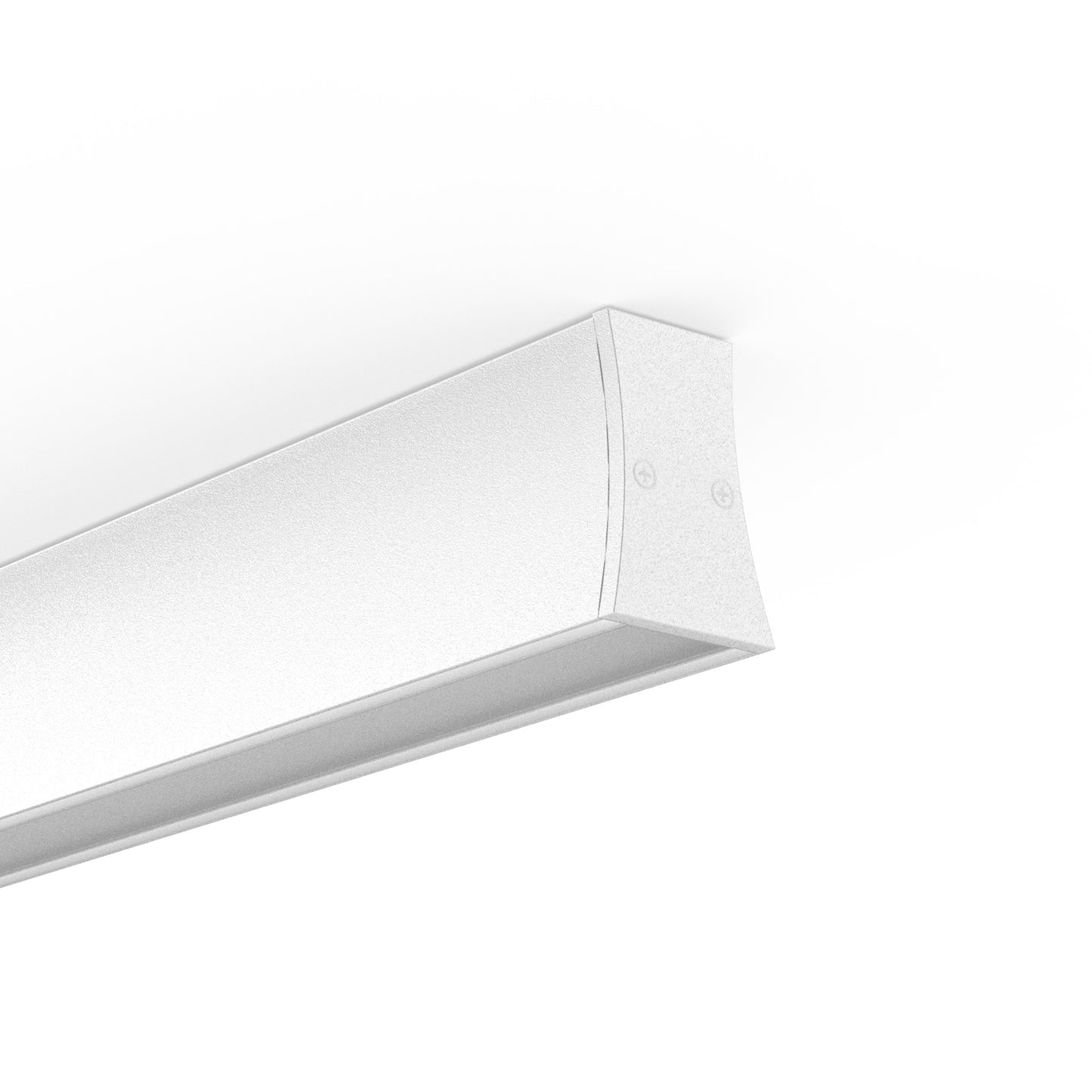 Hanok 40cm Linear Ceiling Light 110°, 14W LED, 4000K, 1000lm, White, 3yrs Warranty by Mantra