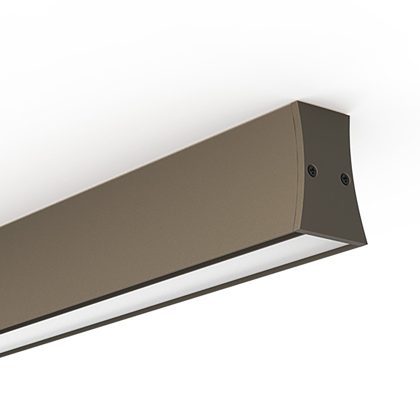 Hanok 40cm Linear Ceiling Light 110°, 14W LED, 3000K, 950lm, Sand Brown, 3yrs Warranty by Mantra