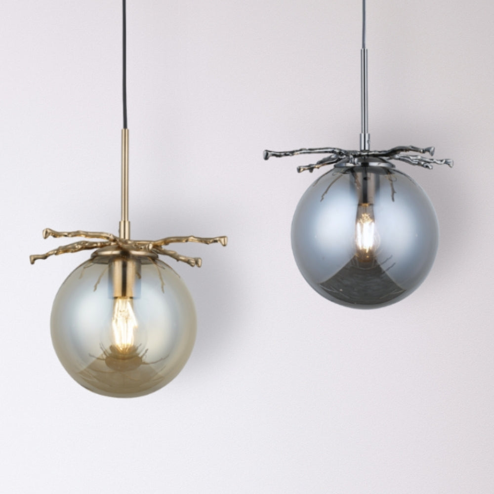 Harvey 1 Light Pendant Satin Brass