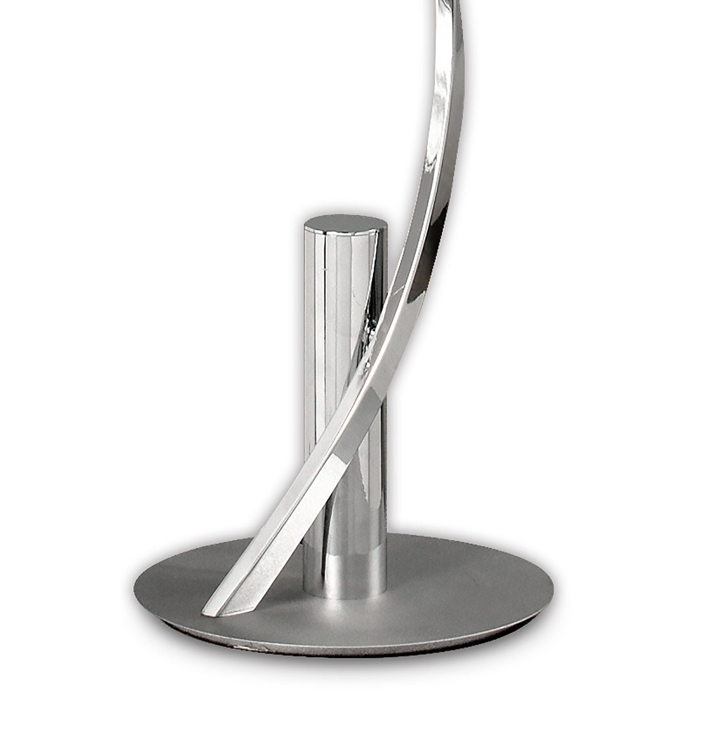 Helix Floor Lamp 180cm, 42W LED, 3000K, 3360lm, Silver & Chrome, 3yrs Warranty by Mantra