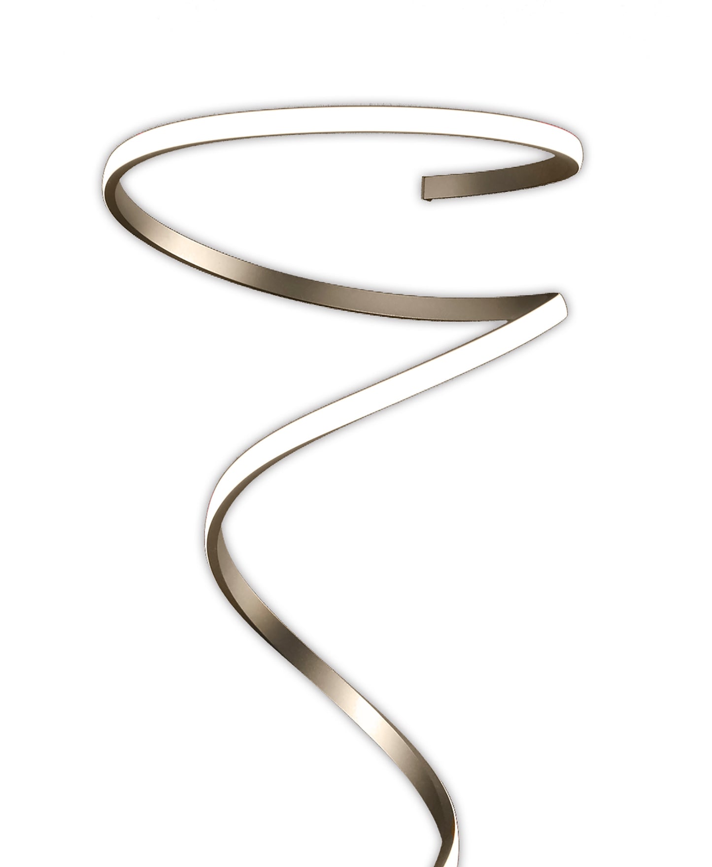 Helix Floor Lamp 180cm, 42W LED, 3000K, 3360lm, Antique Brass, 3yrs Warranty by Mantra