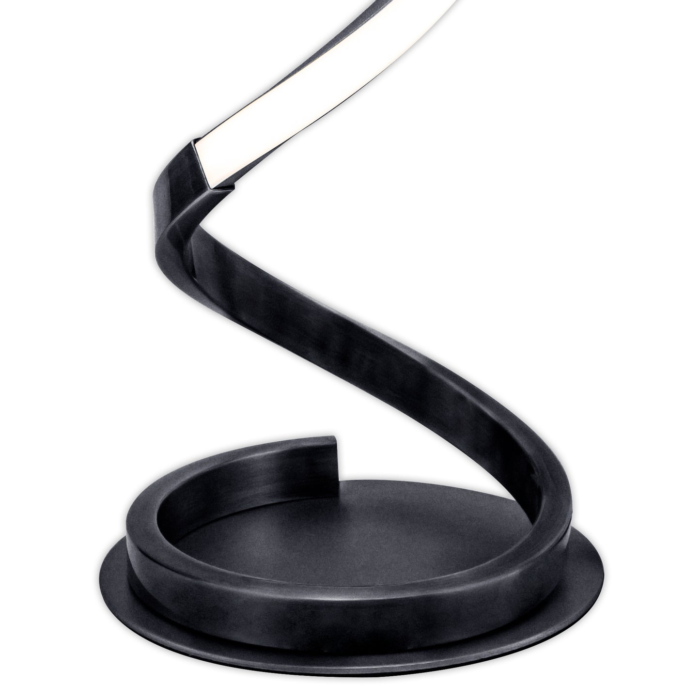 Helix Table Lamp 52cm, 20W LED, 3000K, 1600lm, Black, 3yrs Warranty by Mantra