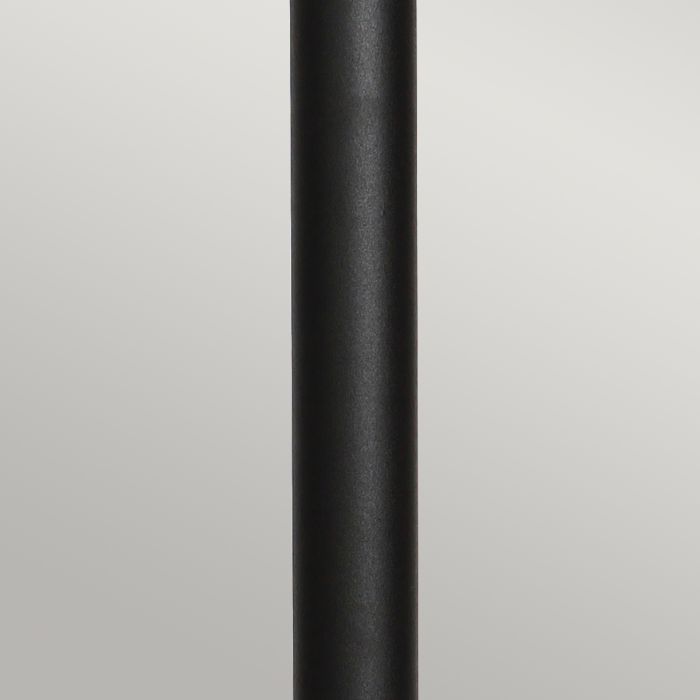 Helsingor 1 Light Bollard Lantern with PIR - Black