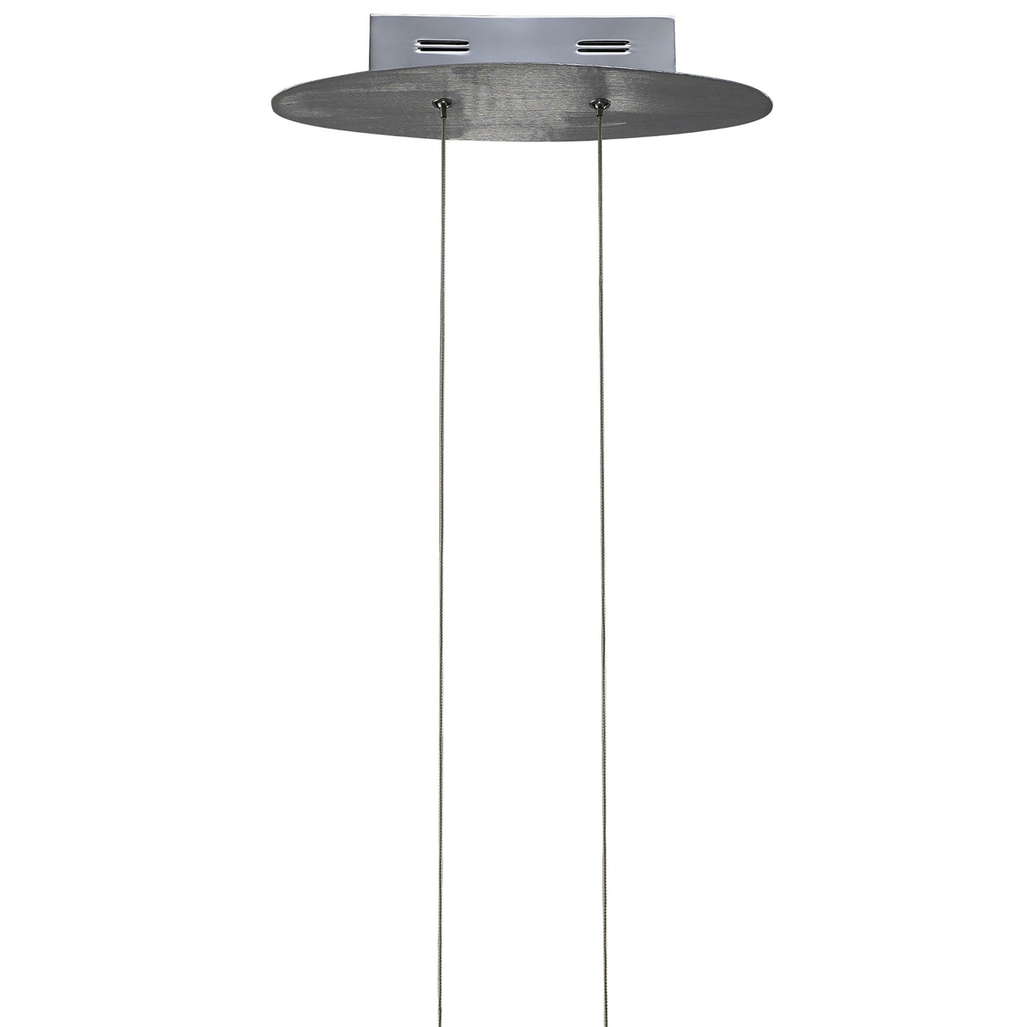 Hemisferic Linear Pendant 20W LED 70cm Bar 3000K, 1800lm, Satin Aluminium / Frosted Acrylic, 3yrs Warranty by Mantra