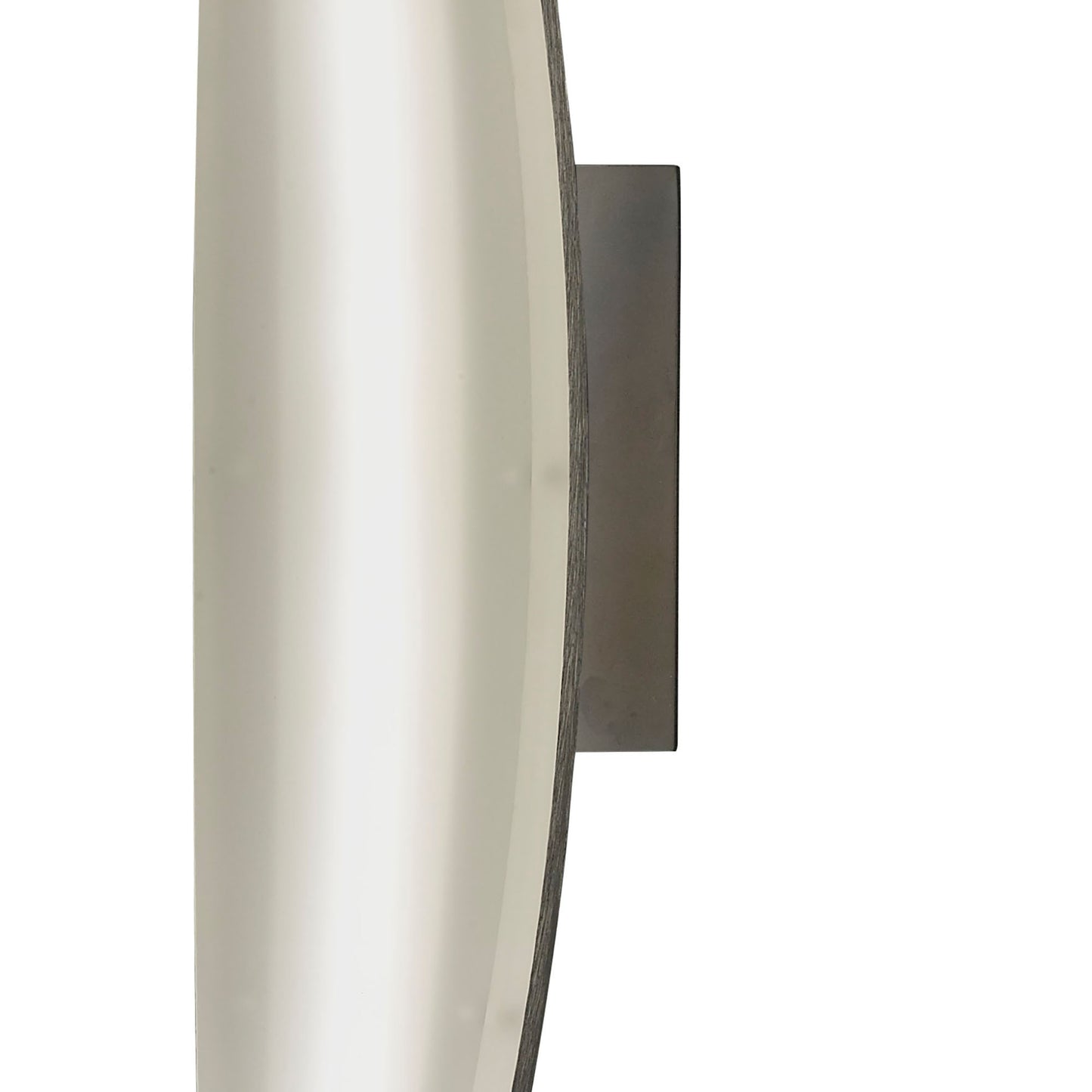 Hemisferic Wall Lamp 6W LED 3000K, 540lm, Satin Aluminium / Frosted Acrylic, 3yrs Warranty by Mantra