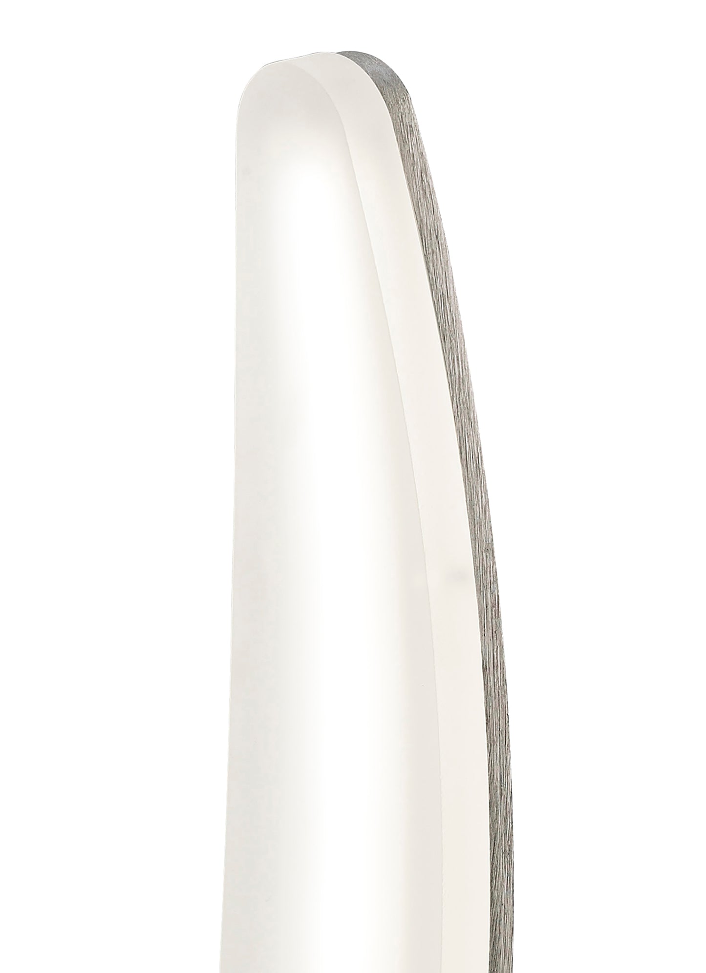 Hemisferic Table Lamp 6W LED 3000K, 540lm, Satin Aluminium / Frosted Acrylic, 3yrs Warranty by Mantra