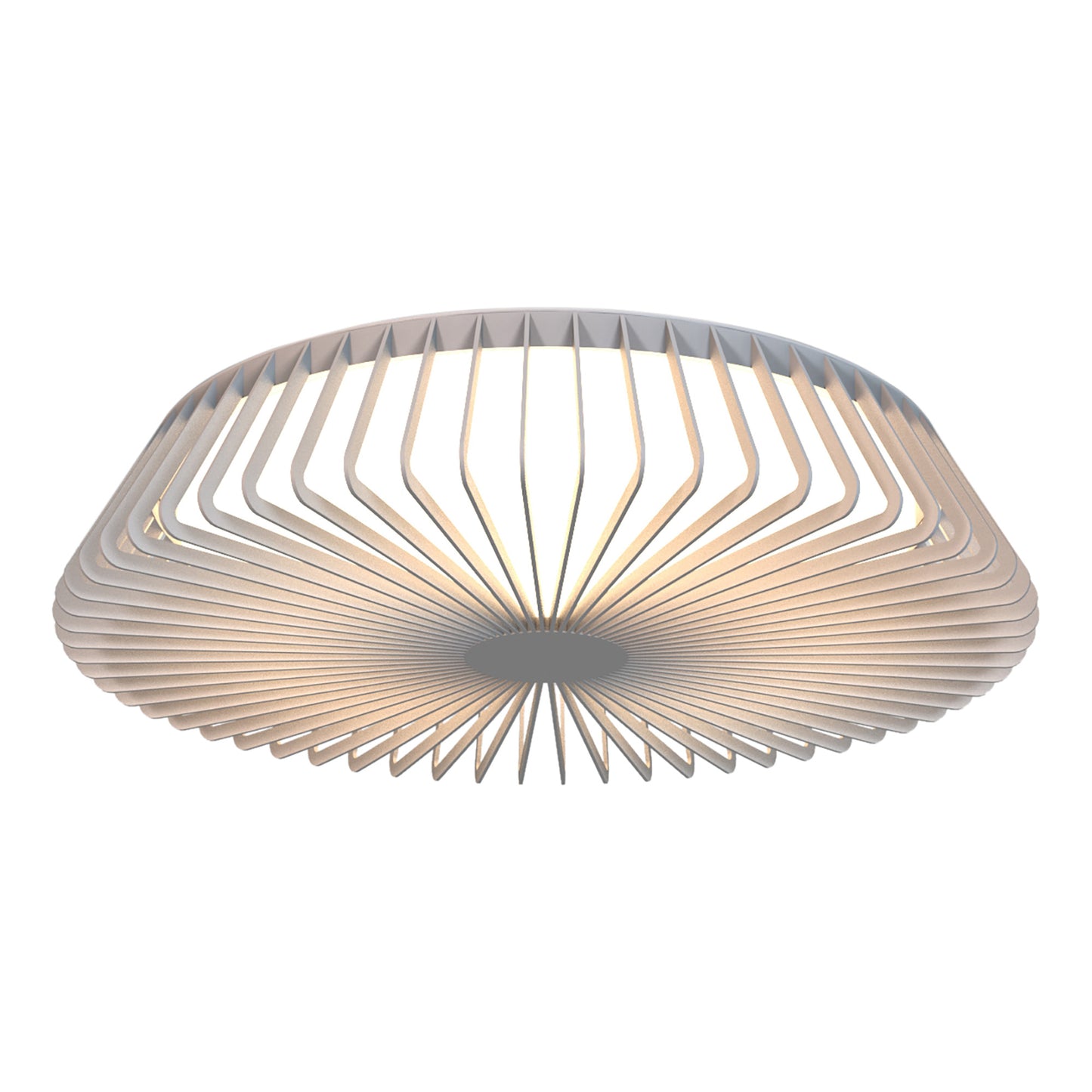 Himalaya 63cm Round Ceiling (Light Only), 80W LED, 2700-5000K Tuneable White, 3500lm, Remote Control, White, 3yrs Warranty by Mantra