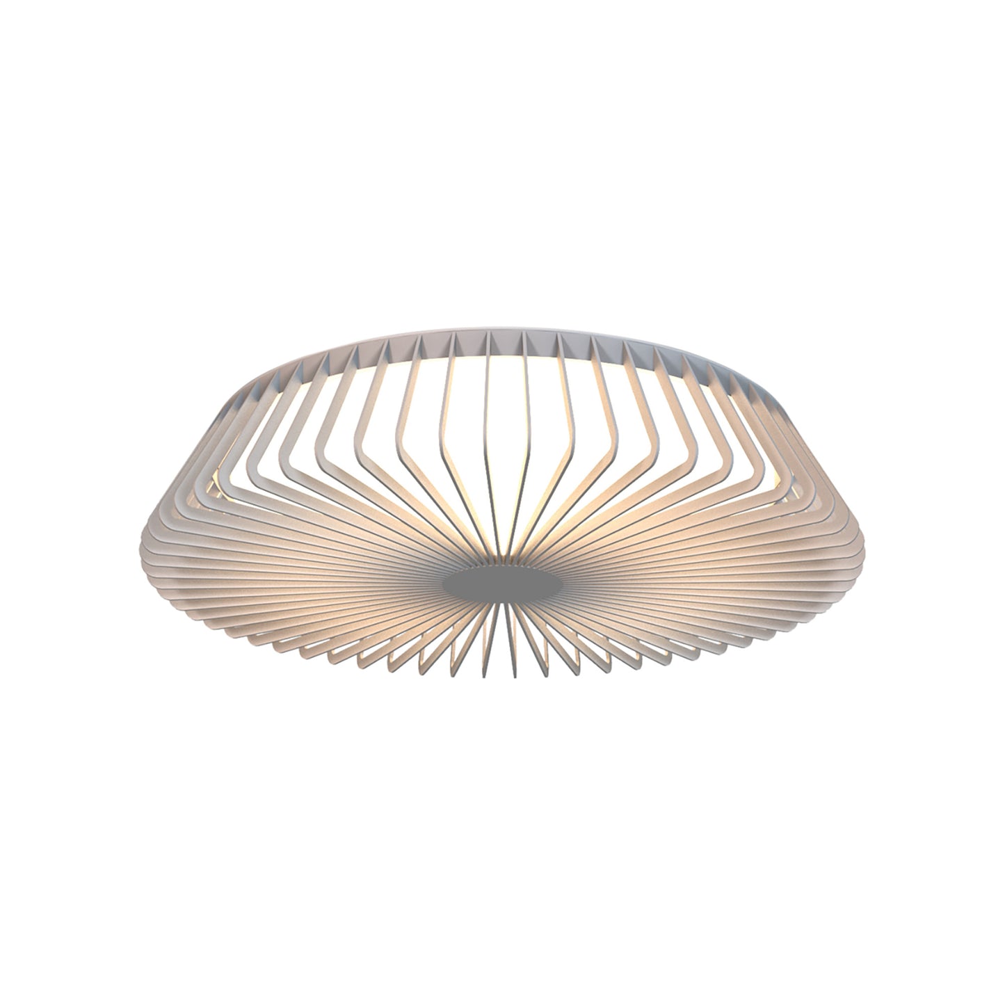 Himalaya 53cm Round Ceiling (Light Only), 56W LED, 2700-5000K Tuneable White, 2500lm, Remote Control, White, 3yrs Warranty by Mantra