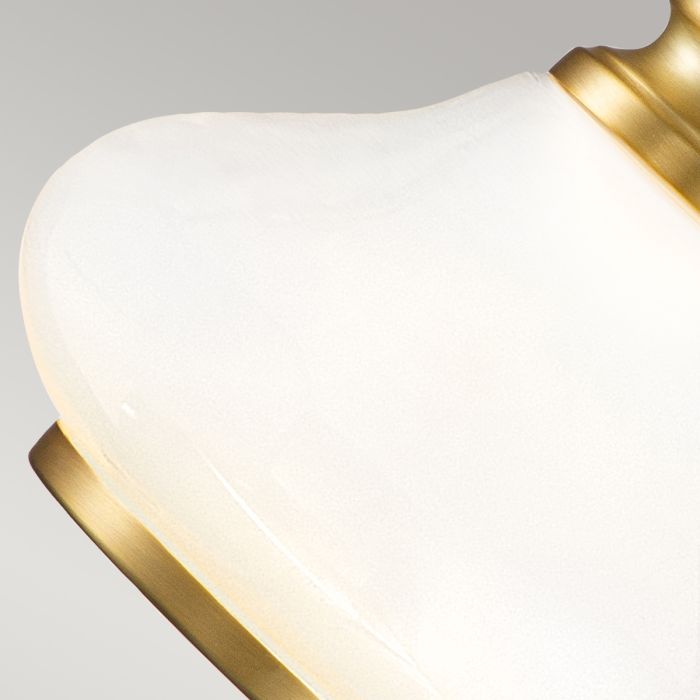 Ainsley 1 Light Wall Light - Brushed Brass