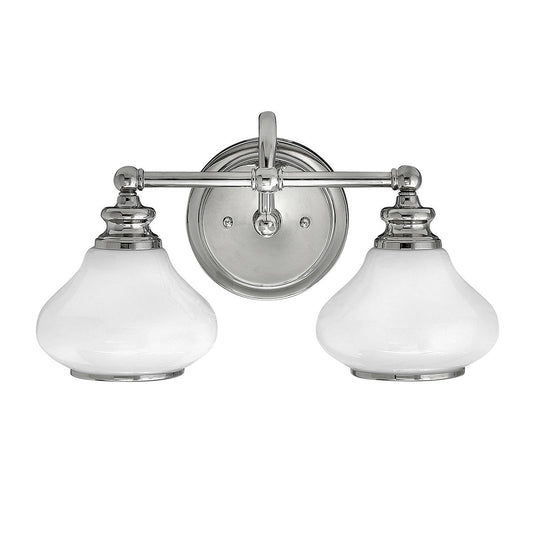 Ainsley 2 Light Wall Light – Polished Chrome