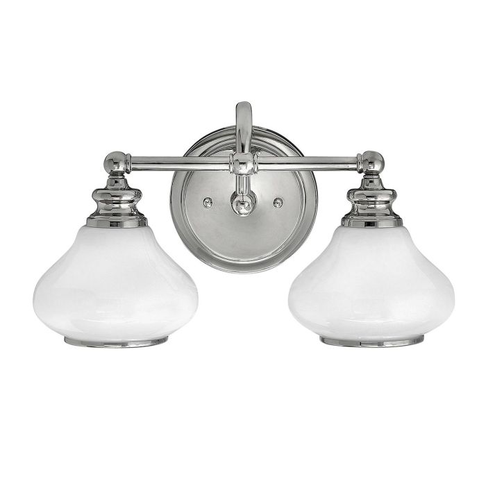 Ainsley 2 Light Wall Light - Polished Chrome