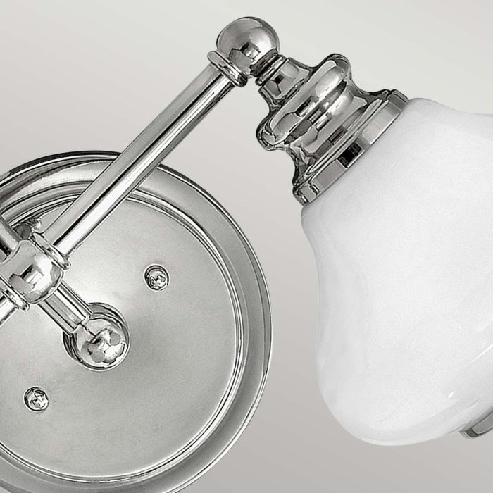 Ainsley 2 Light Wall Light - Polished Chrome