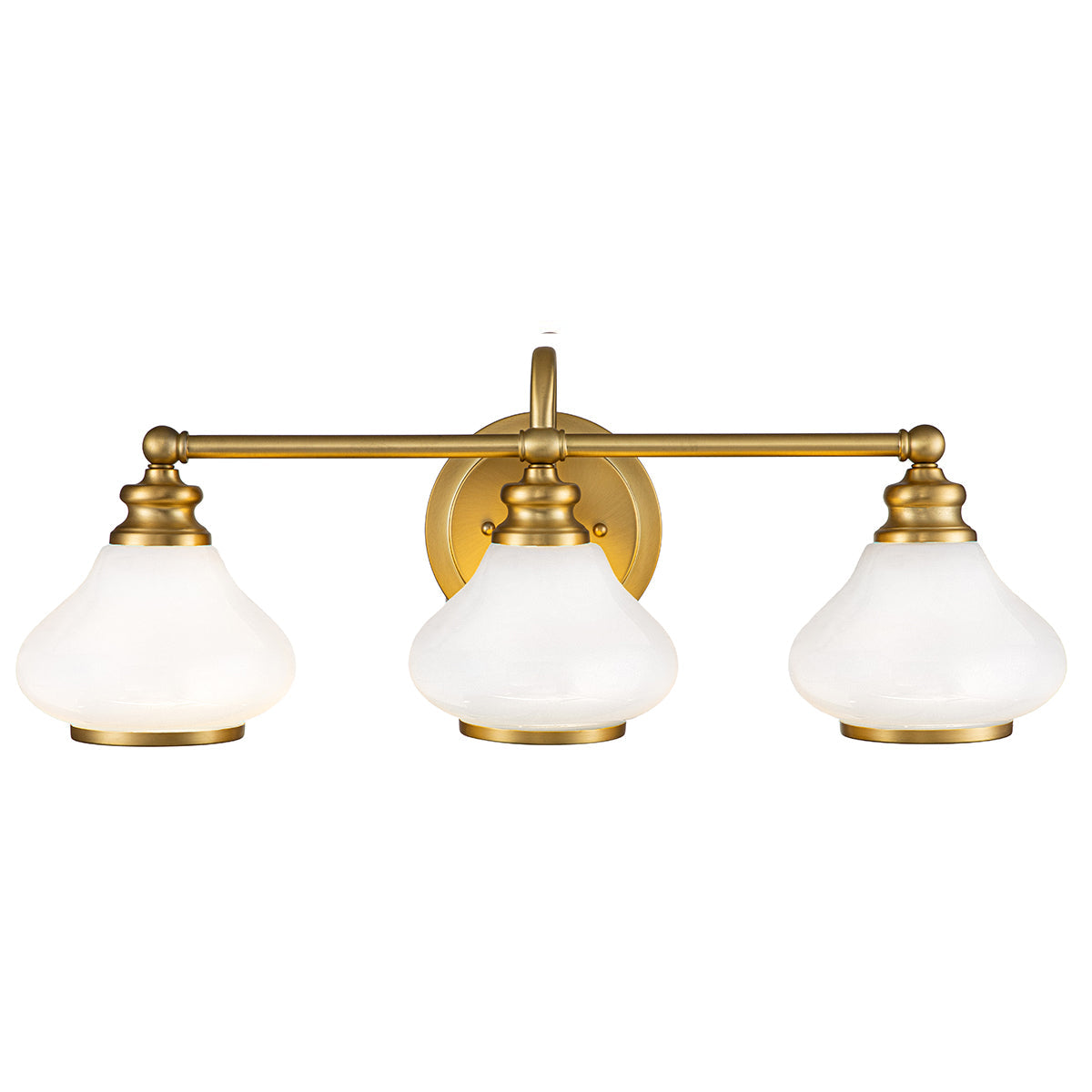 Ainsley 3 Light Wall Light – Brushed Brass